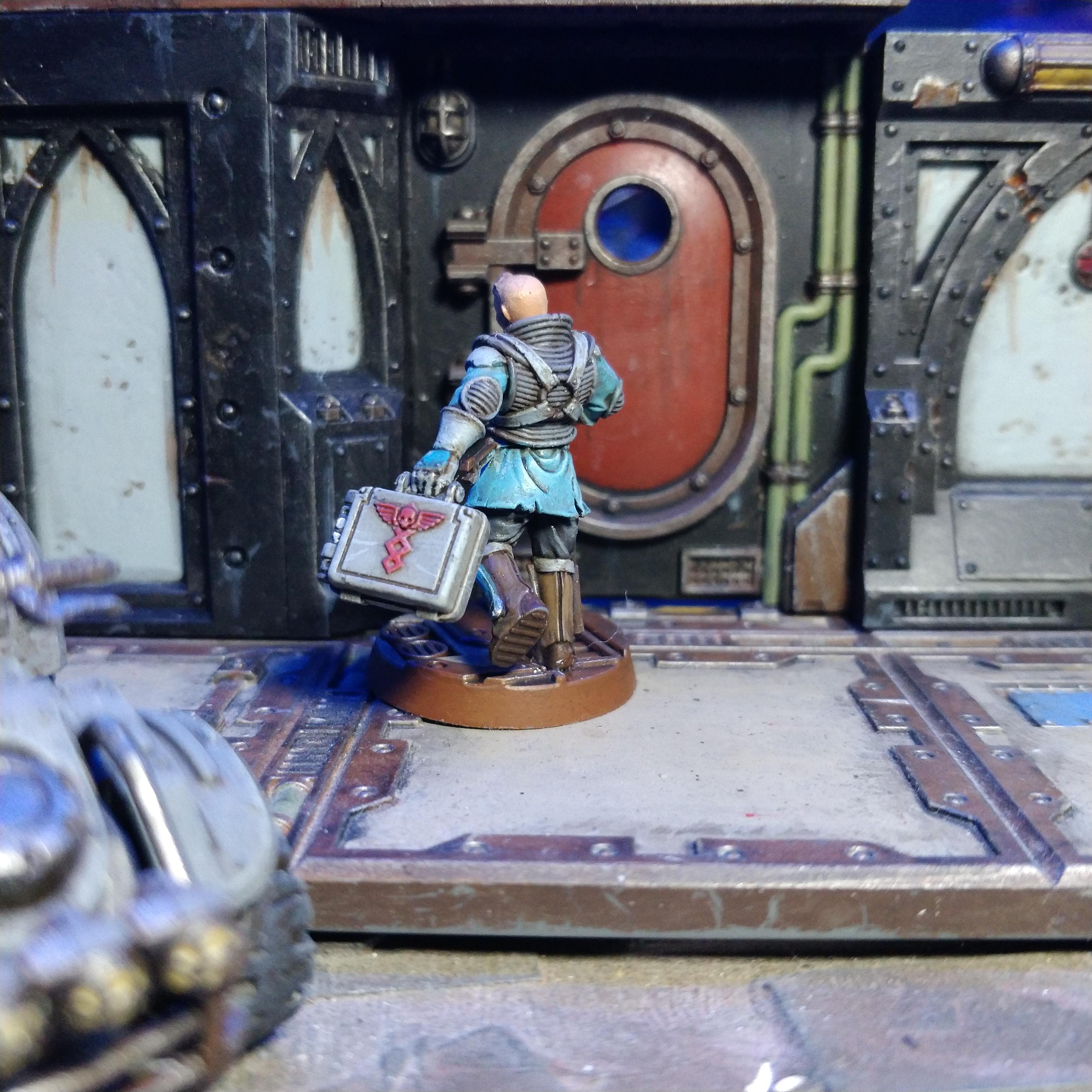 Civilian, Civilians, Medic, Medicae, N17, Necromunda, Outcasts, Underhive