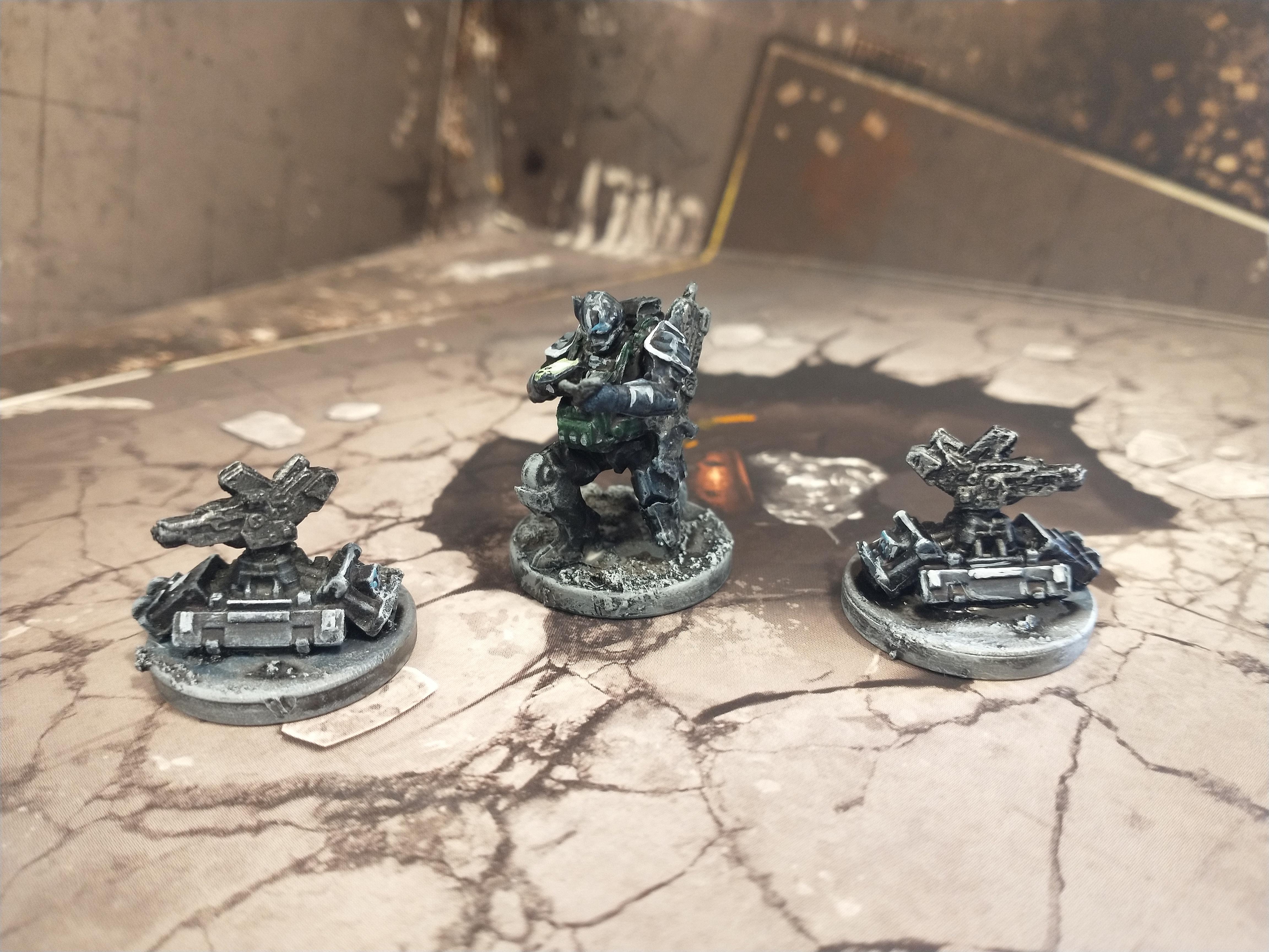 Cyberpunk, Deadzone, Enforcer, Firefight, Mantic, Science-fiction, Scifi, Warpath