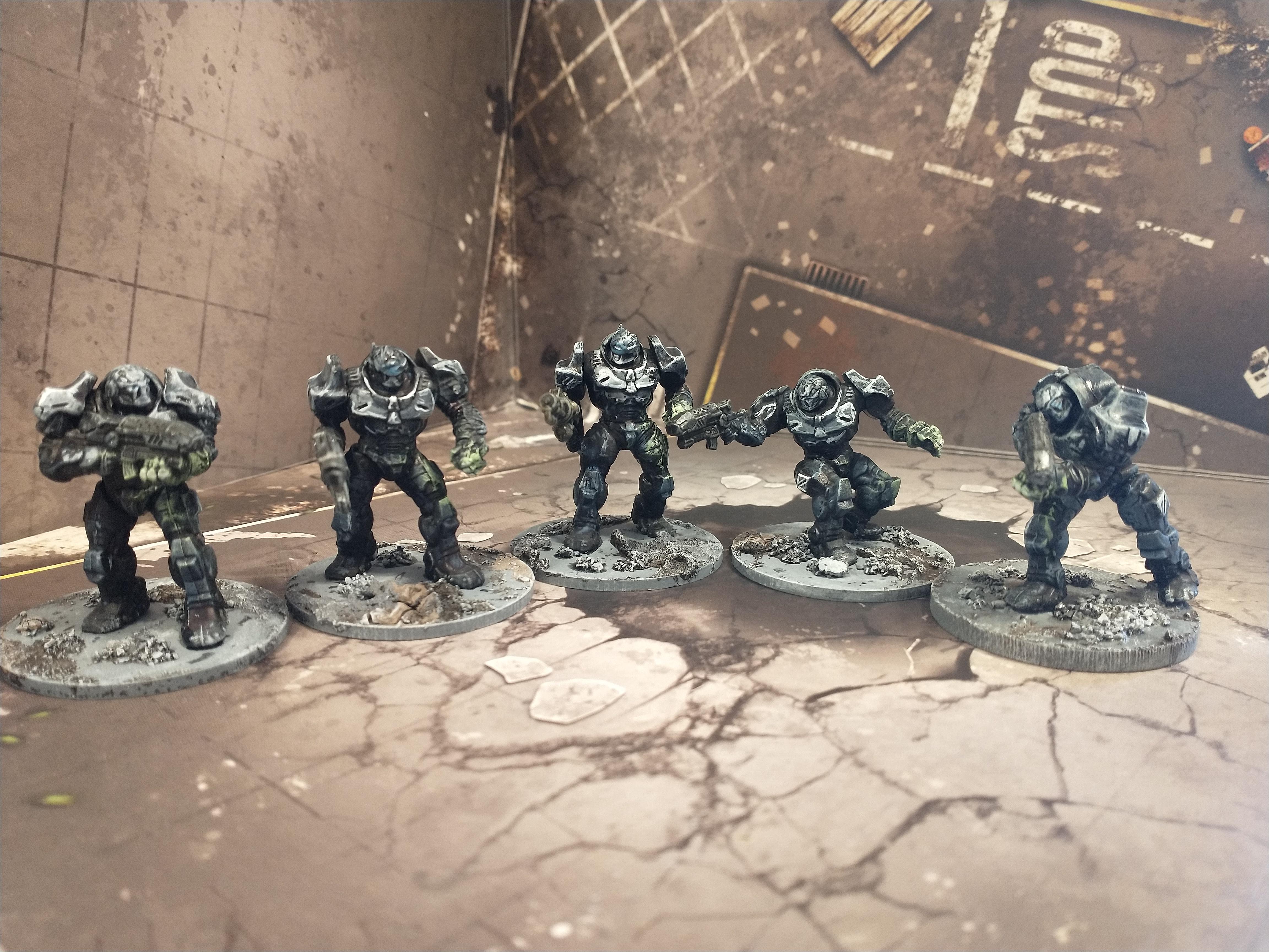 Cyberpunk, Deadzone, Enforcer, Firefight, Mantic, Science-fiction, Scifi, Warpath