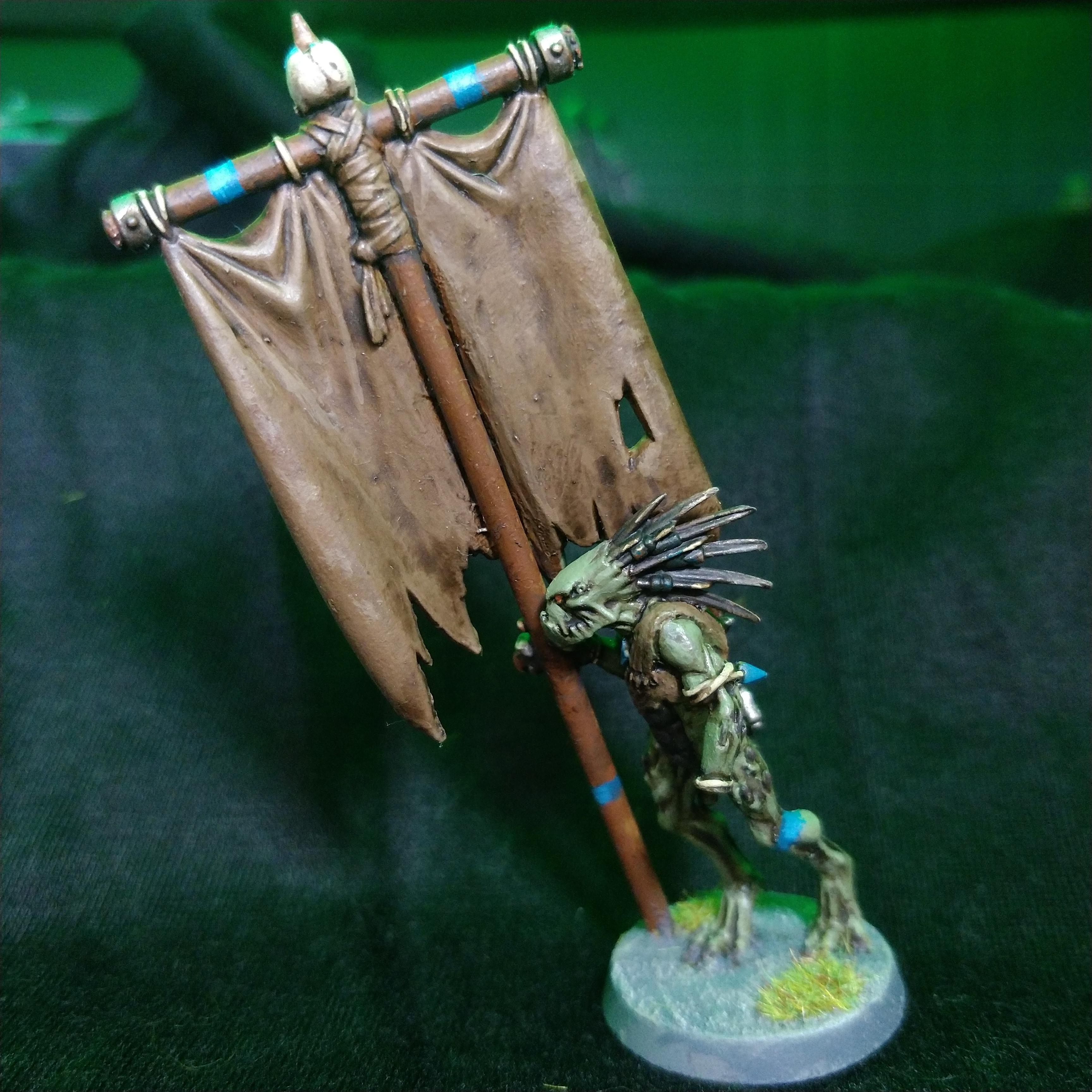 Auxiliaries, Carnivores, Kroot, Kroot Rifle, Mercenary, Standard Bearer, Tau