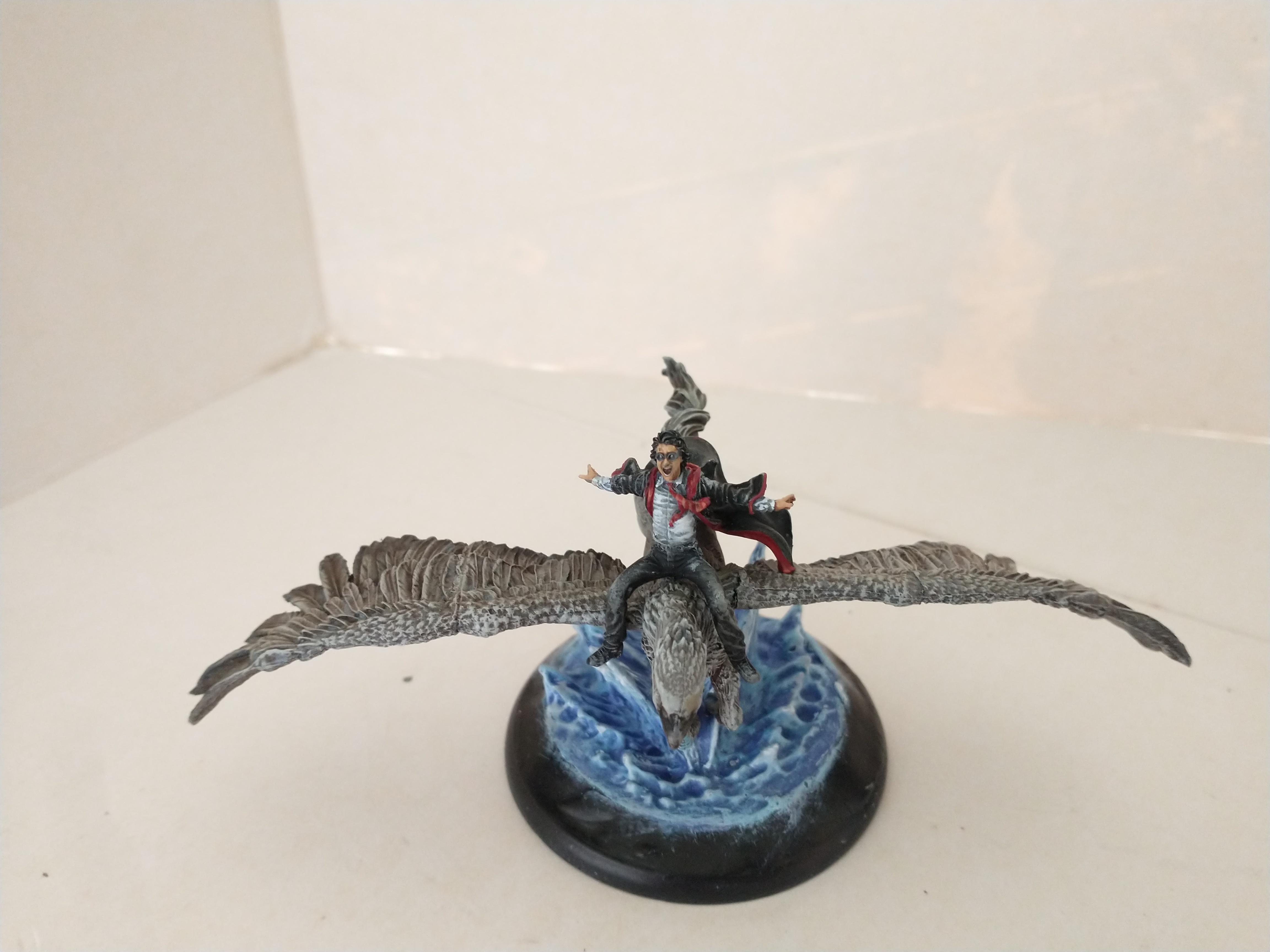 Harry Potter on Buckbeak alternate view