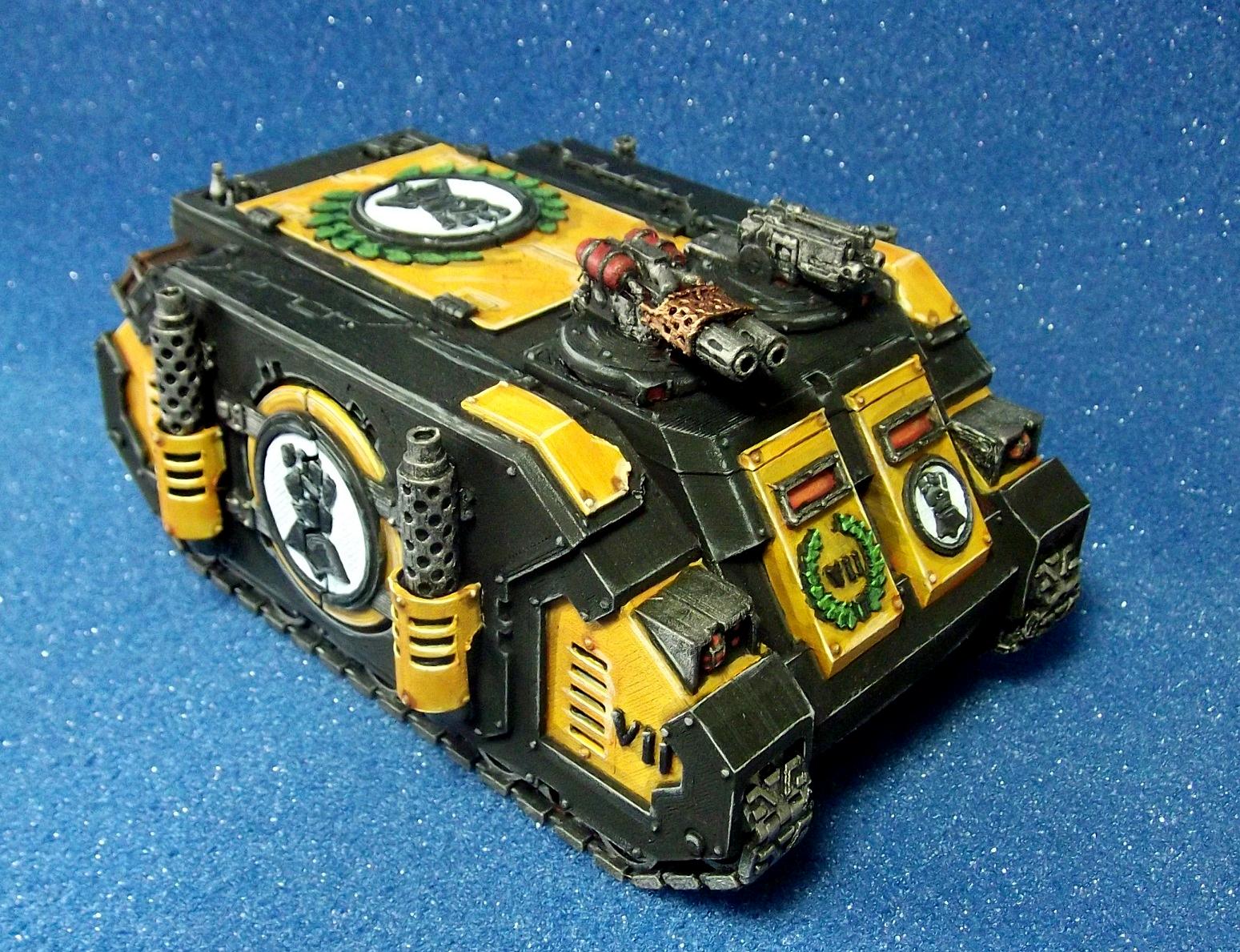 30k, Horus Heresy, Imperial Fists, Rhino