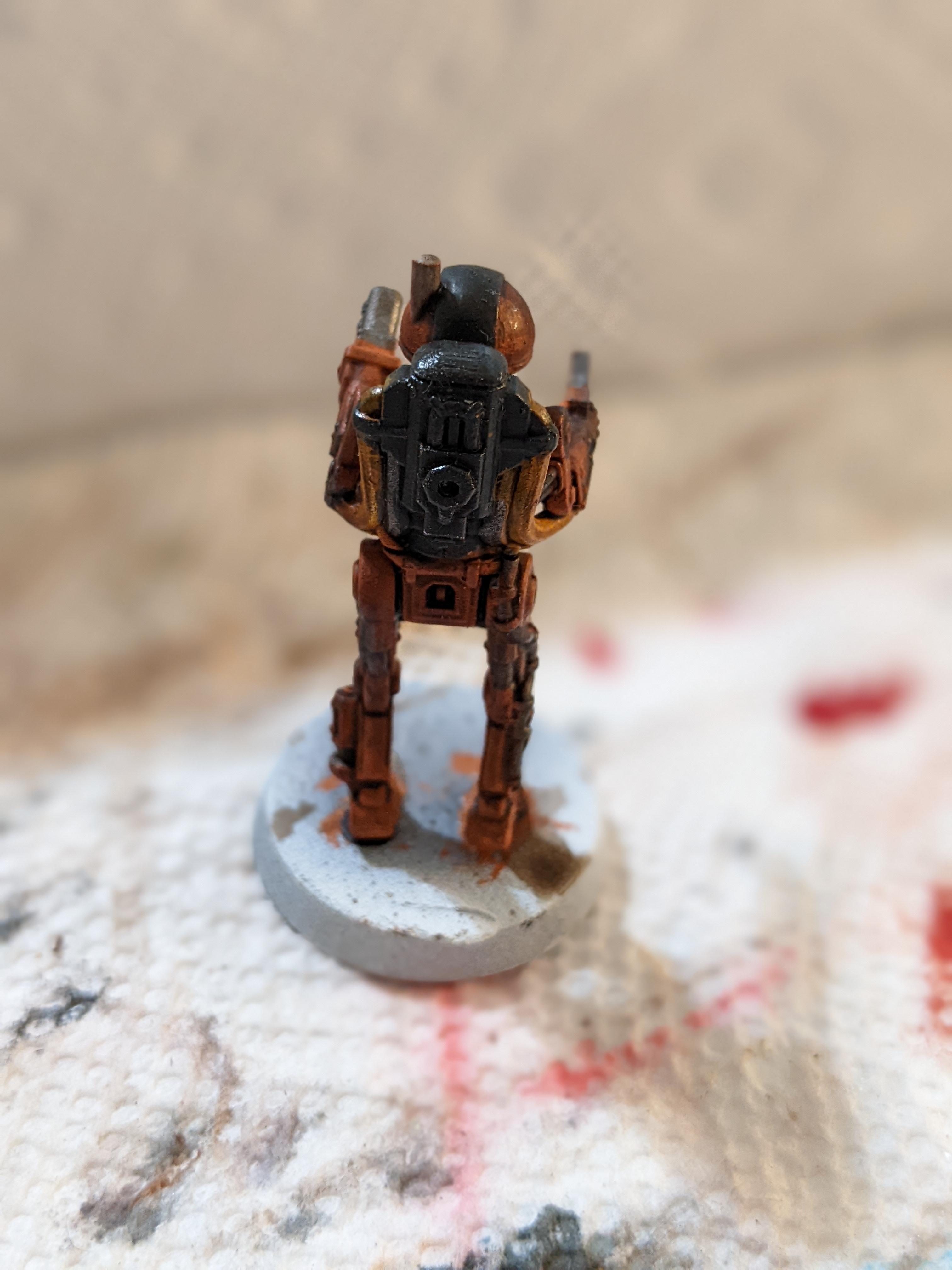 Medic, Robot, Orange Medibot back