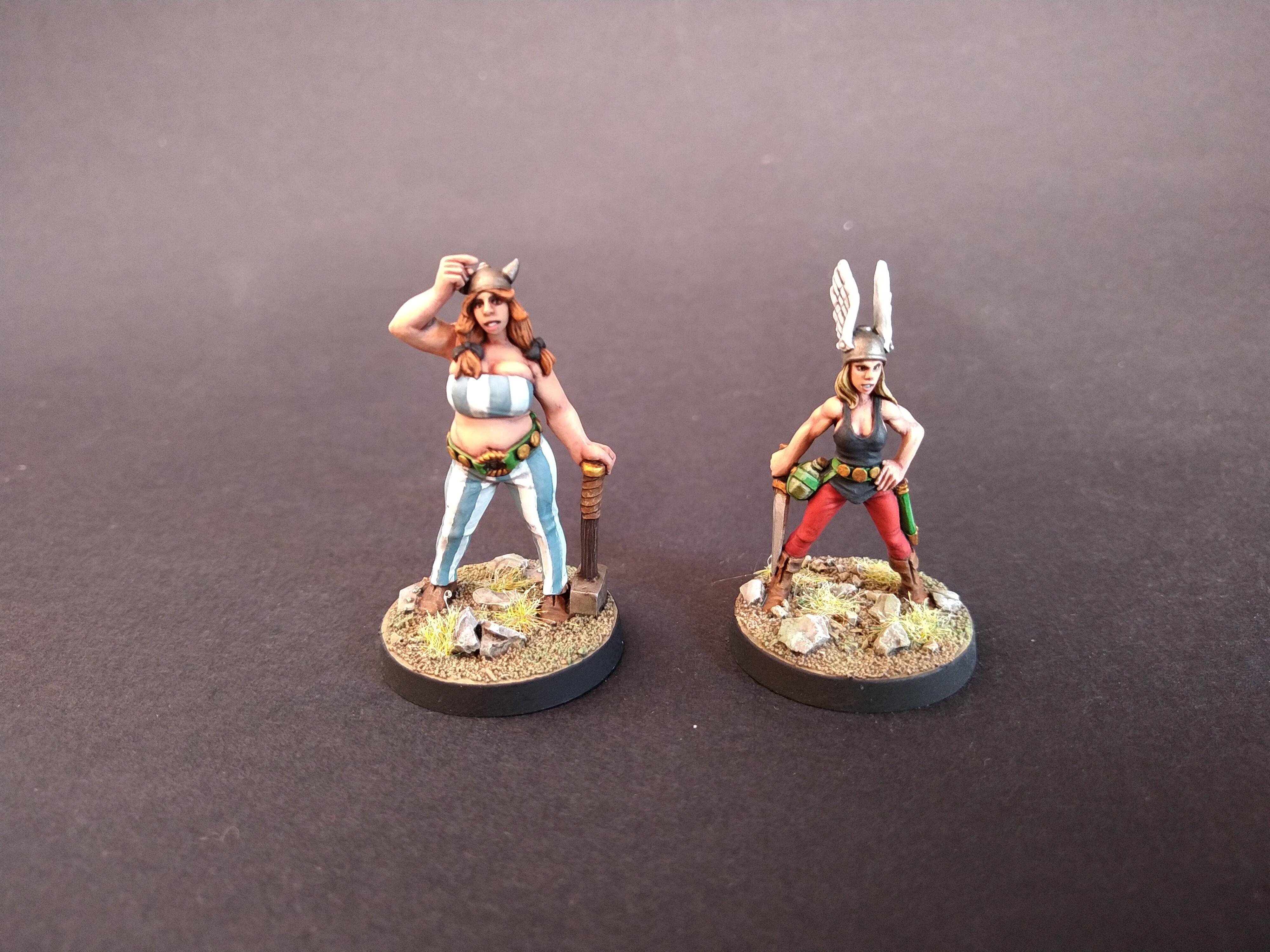 Asterix, Free, Hasslefree, Hasstle, Miniatures, Rennie, Tilda