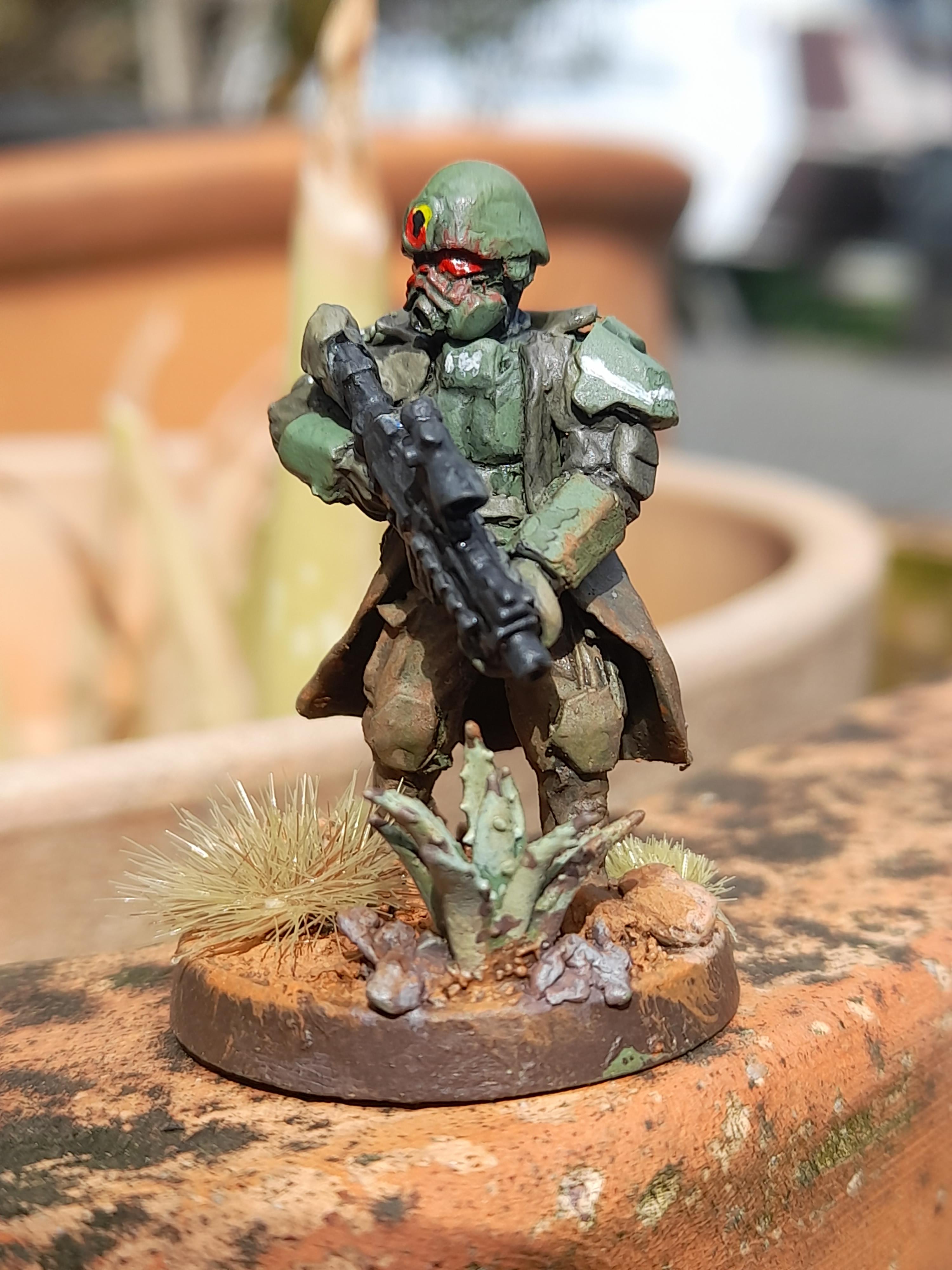 Advanced Riot Gear, Anvil Industry, Fallout, Fallout New Vegas, Mad Robot Miniatures, Marksman Carbine, Victoria Miniatures