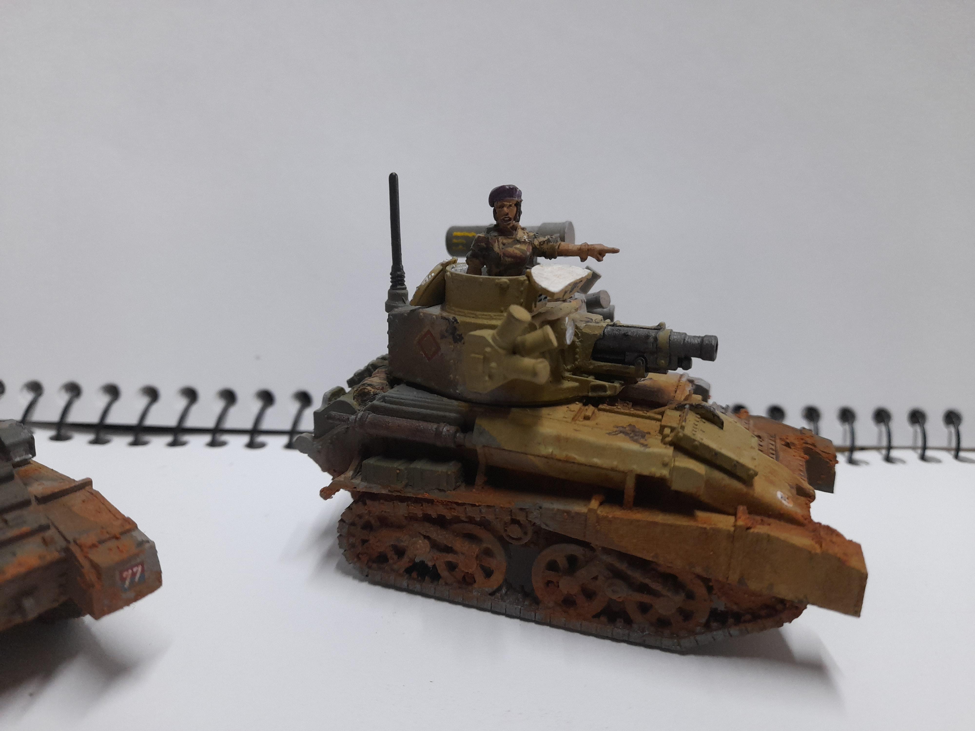 Armor, Blitzkreig Miniatures, Light Tank, Recon, Scorpion, Vickers Light Tank, Victoria Miniatures