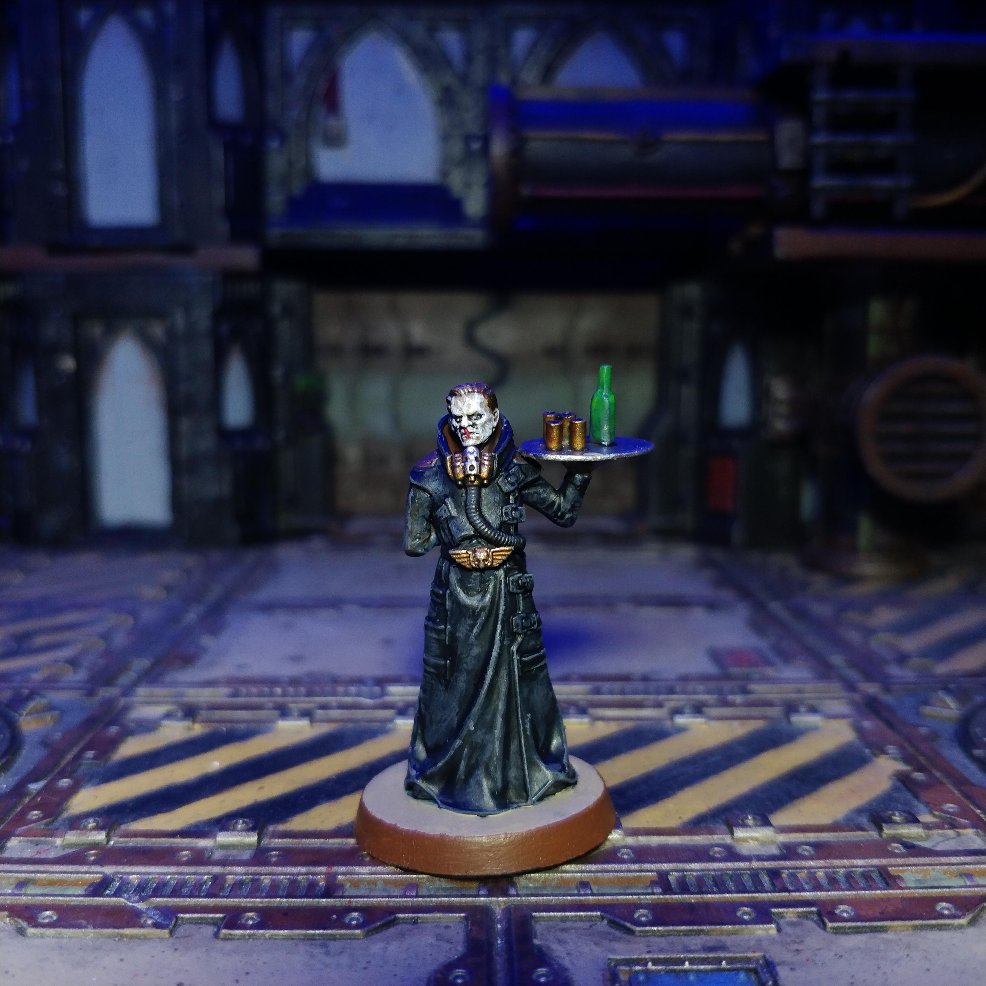 Civilian, Civilians, Delaque, N17, Necromunda, Outcasts, Servant, Underhive, Waiter
