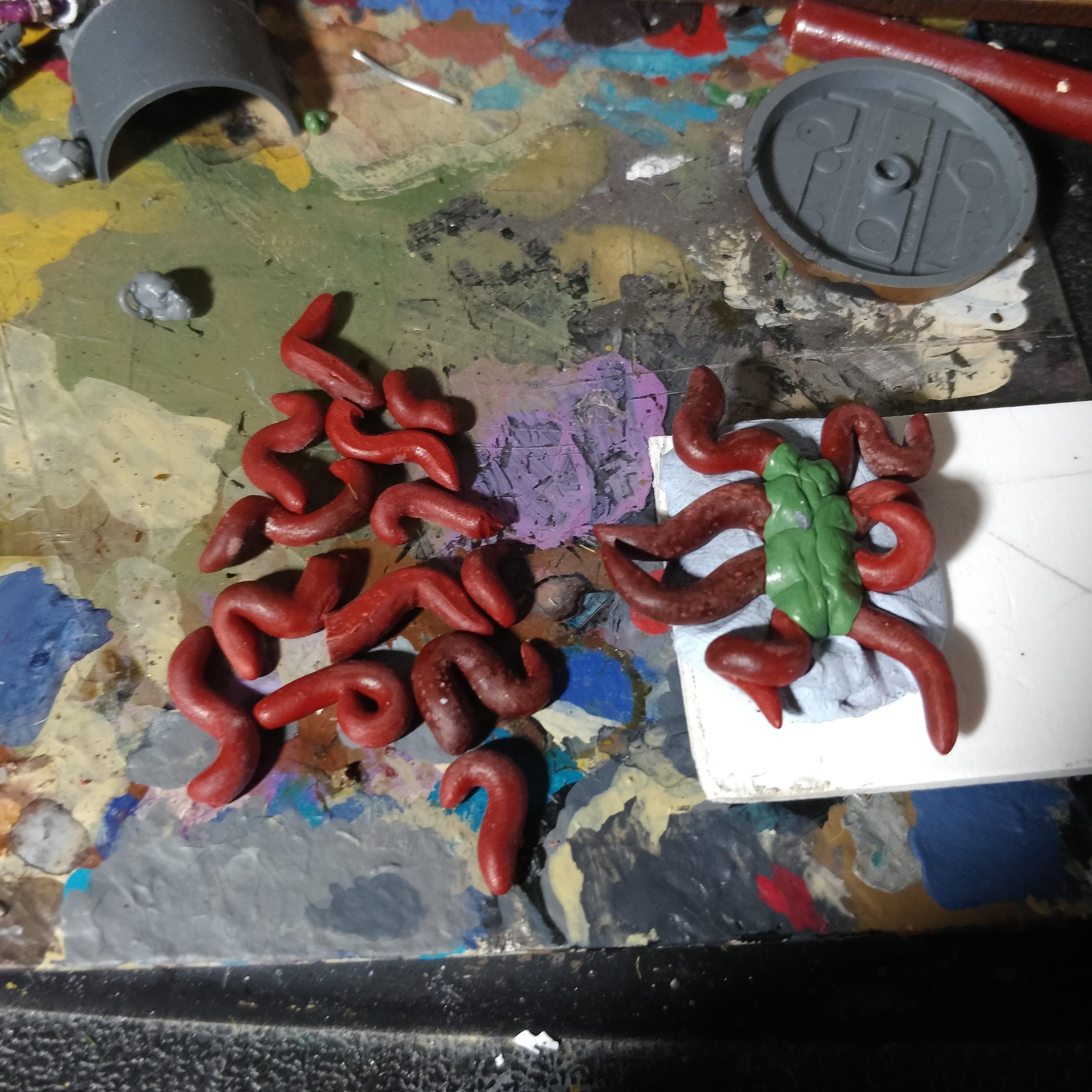 Monolith, Scratch Build, Sculpting, Tentacles