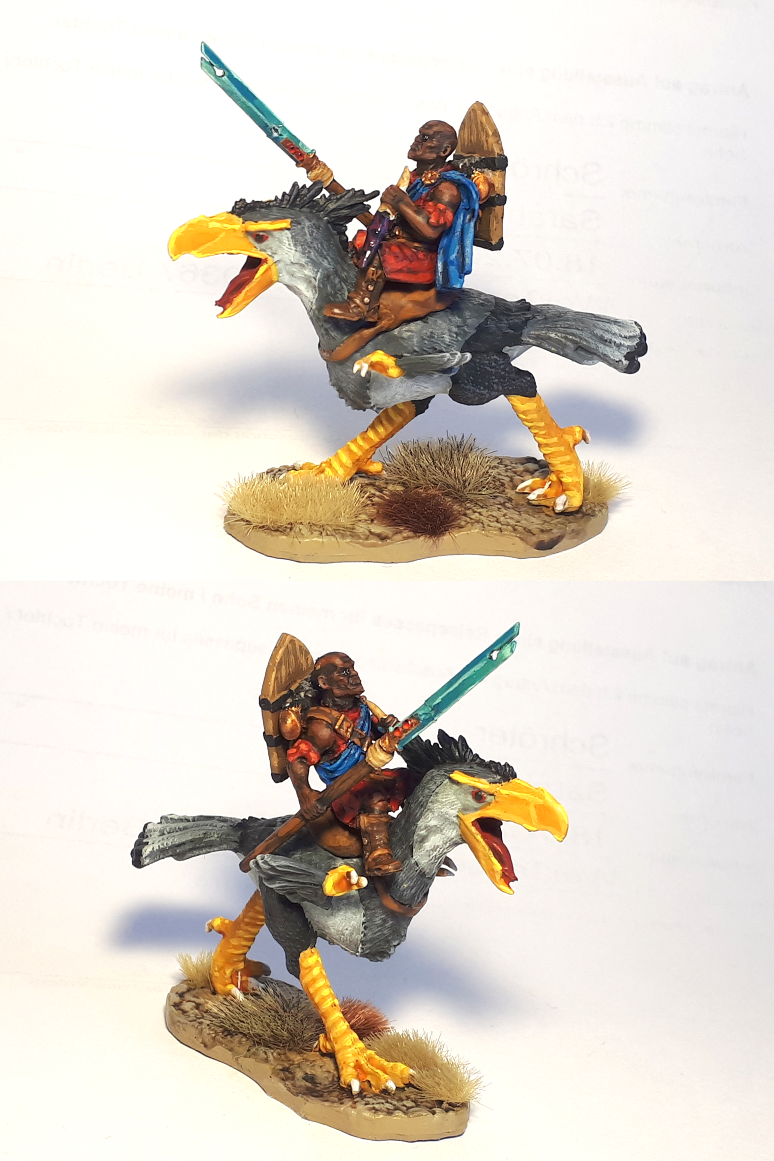 Cavalry, Imperial Guard, Mounted, Rider, Rough Riders, Terror Bird
