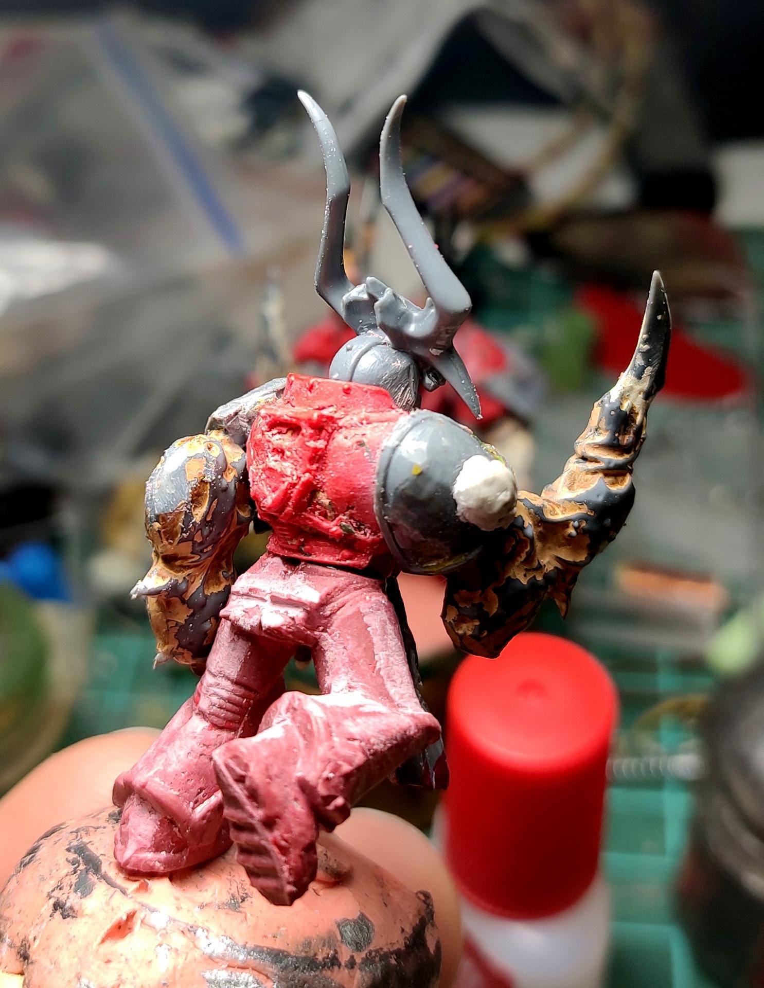 Casting, Chaos, Chaos Space Marines, Claw, Conversion, Forsaken, Heresy, Khorne, Possessed, Putty, Rebuild, Traitor Legions, Warhammer 40,000, Work In Progress