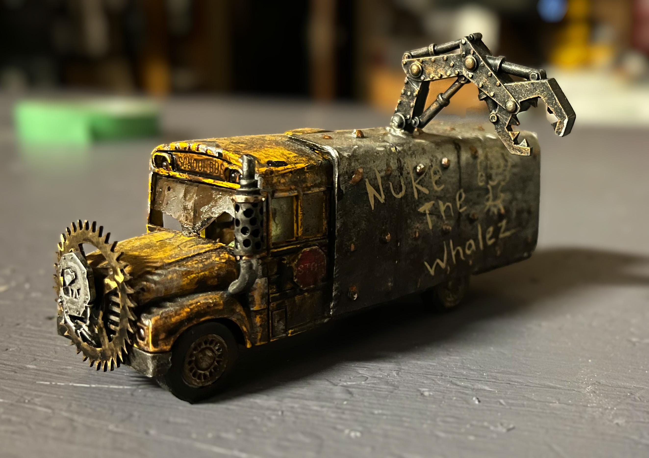 Bus, Gaslands, Gate, Kill, Kitbash, Schoolbus, Truck