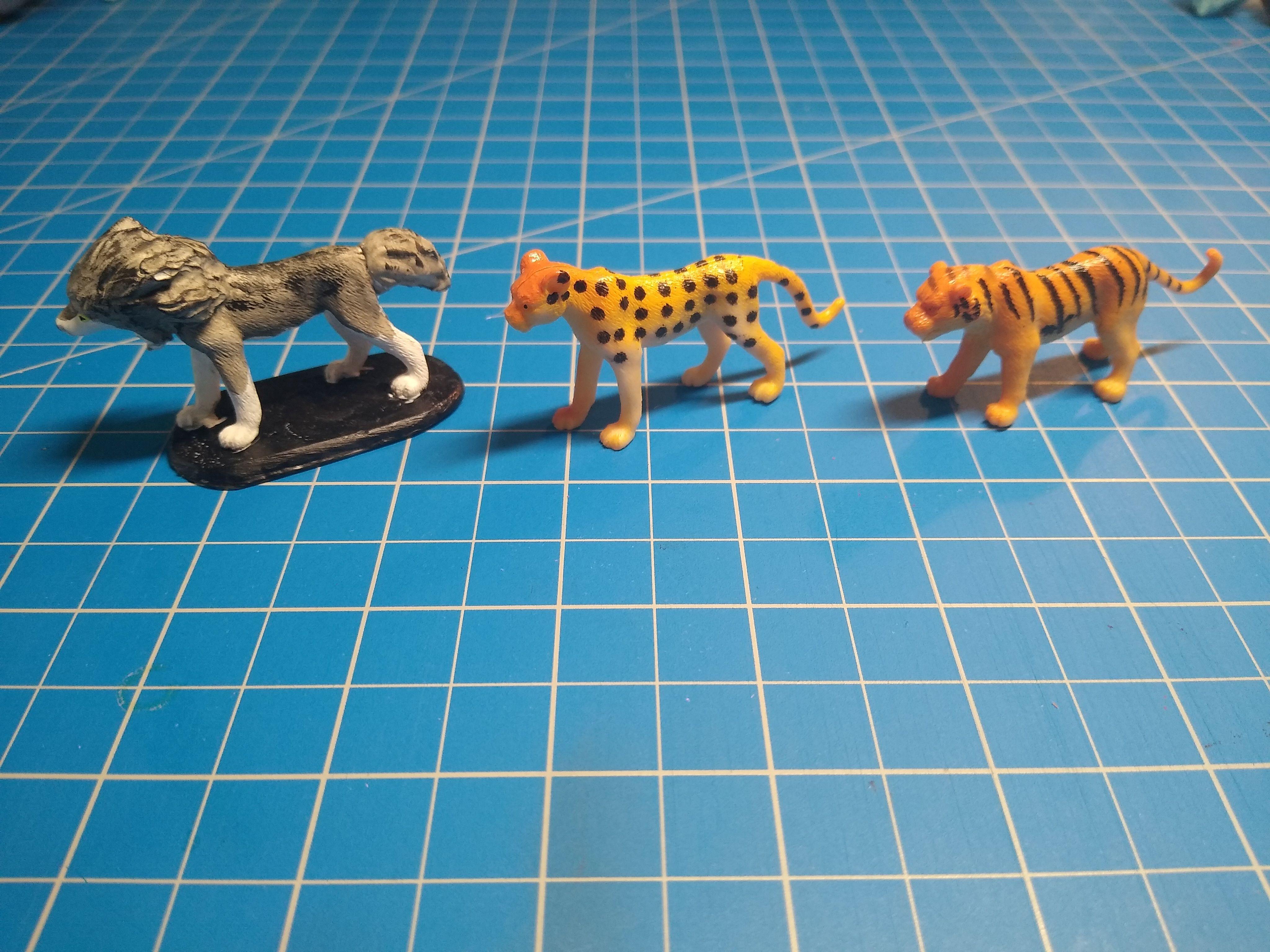 wolf, cheetah, tiger