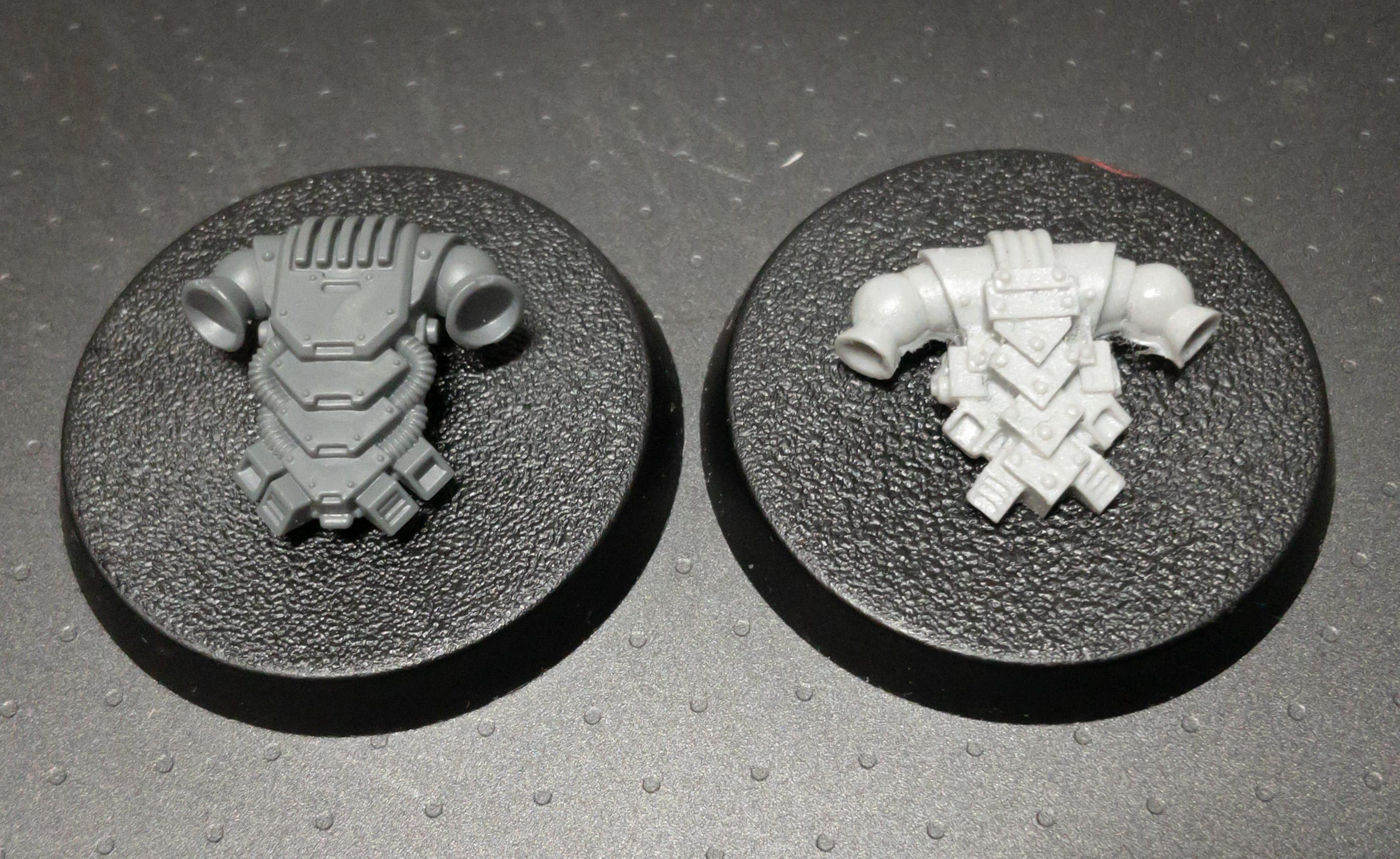 New backpack VS old Resin backpack