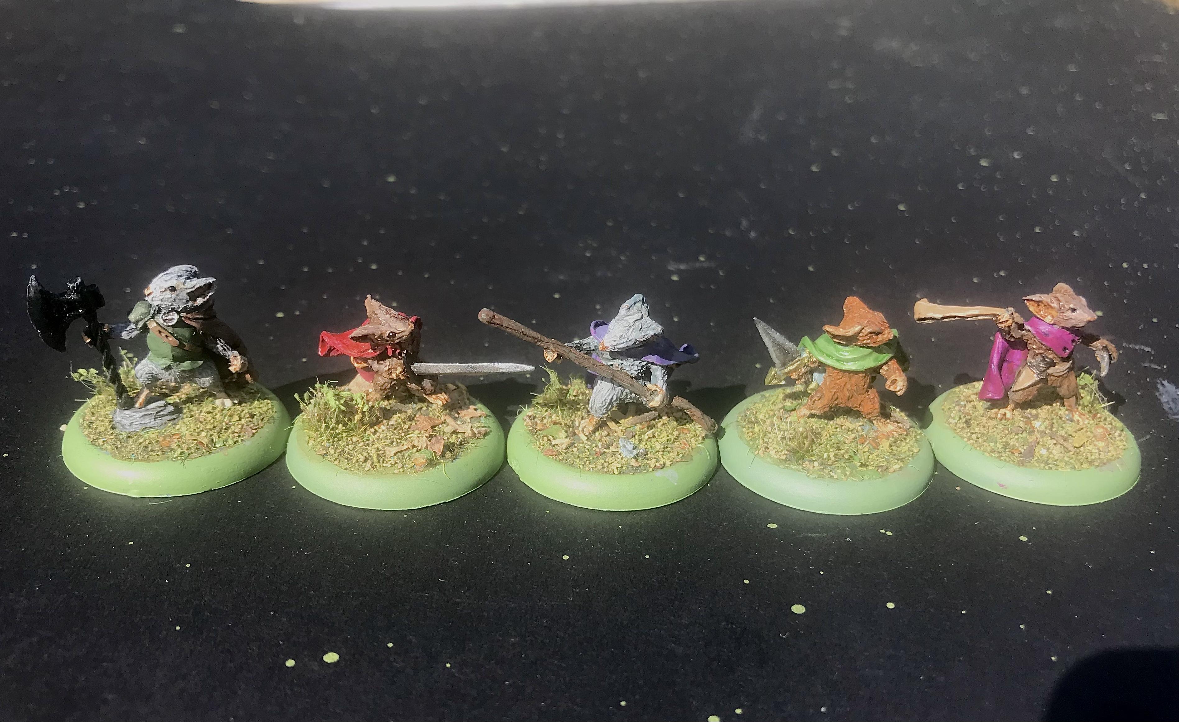 Anthropomorphic Animals, Greenstuff, Mice, Miniatures, Mouse Guard, Sculpting