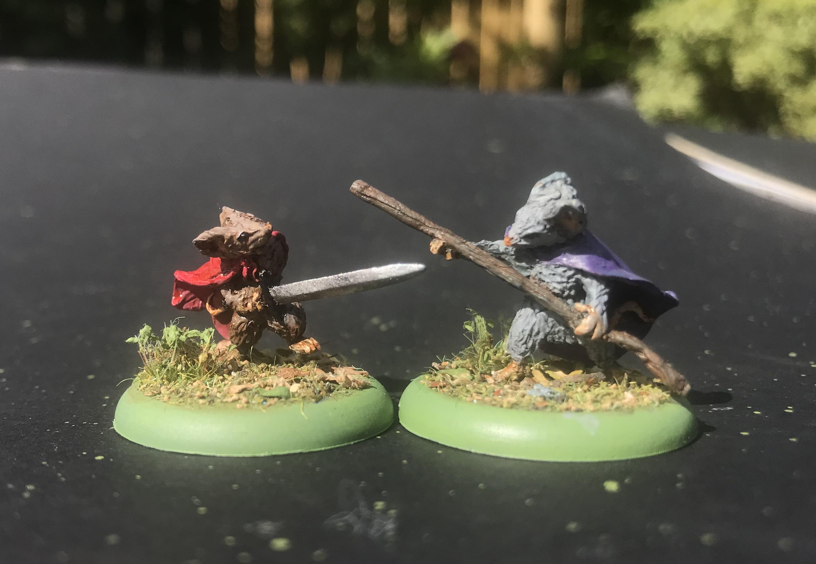 Anthropomorphic Animals, Greenstuff, Mice, Miniatures, Mouse Guard, Sculpting