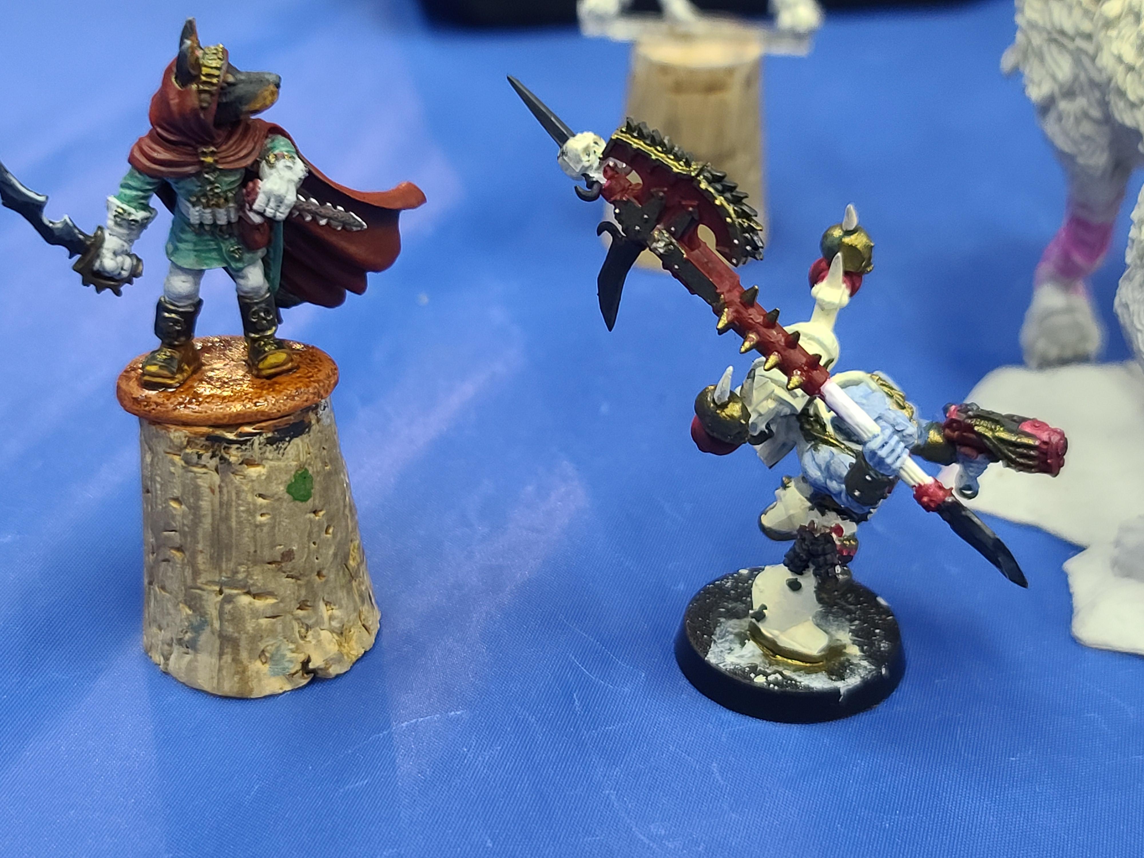 Chaos Space Marines, Dark Sword Miniatures, Doberman, Dungeons And Dragons, Games Workshop, Kharn, Rat