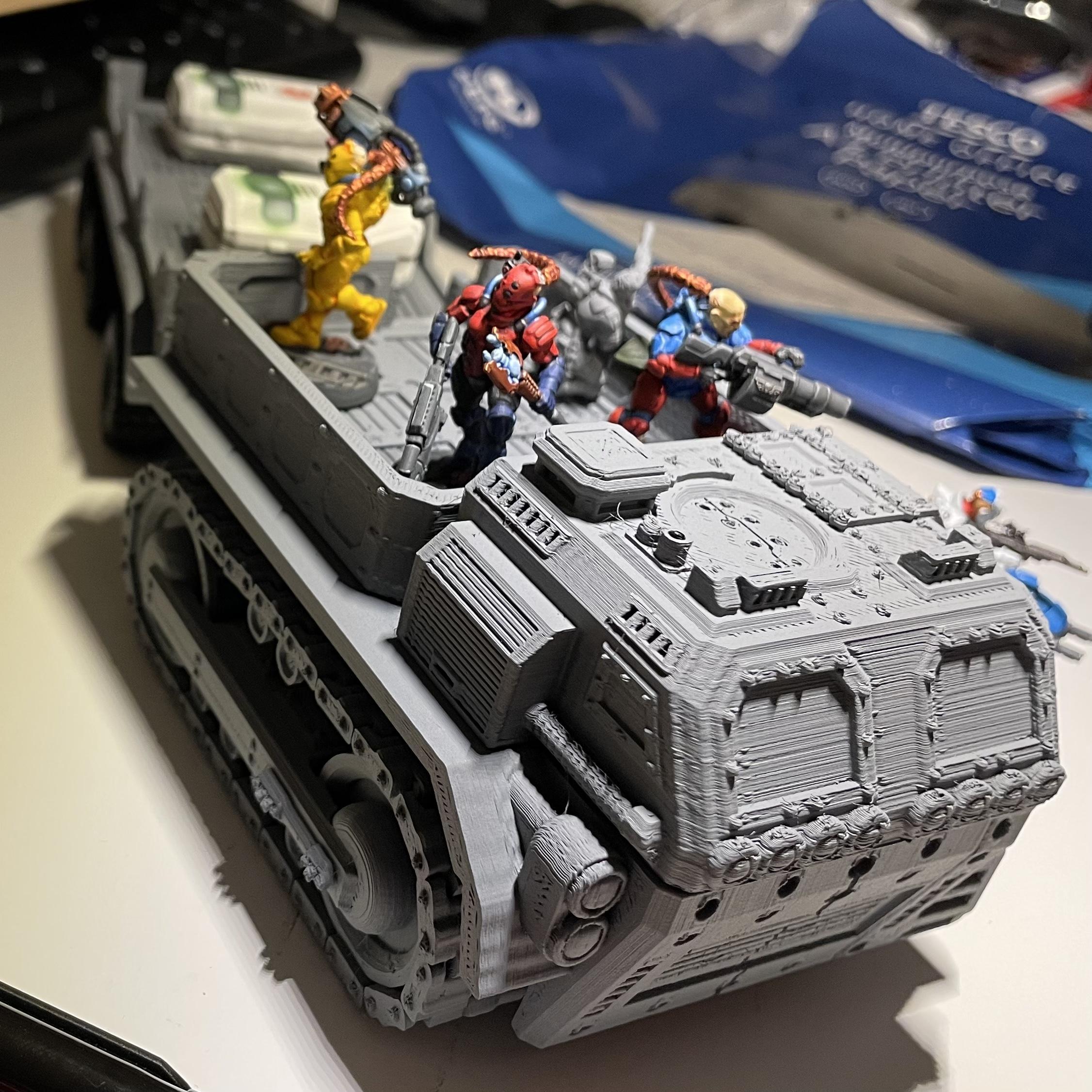 3d Print, Ash Wastes, Cargo 8, Necromunda, Wasteland Hauler, Watcorp