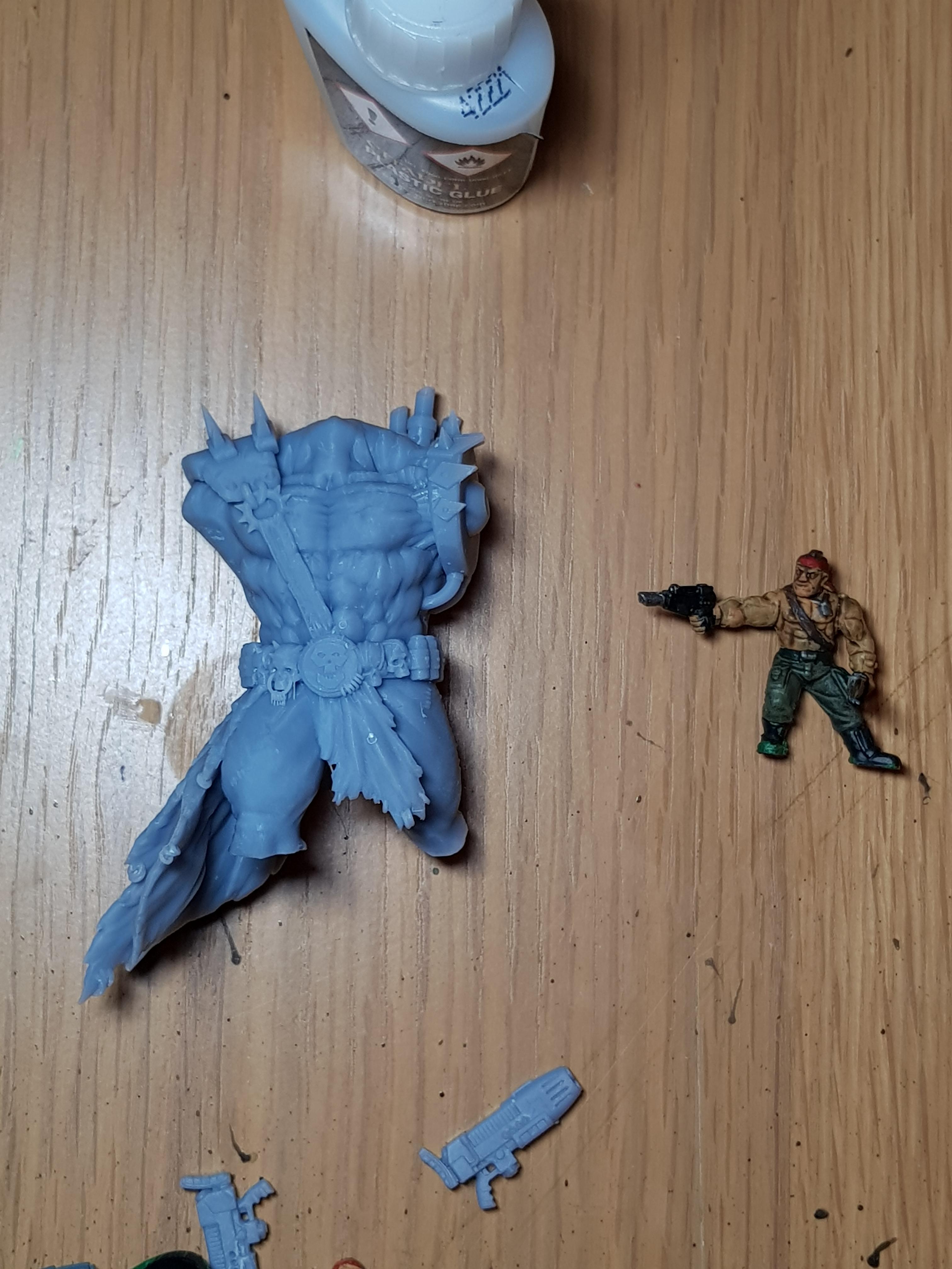 Ork warboss torso