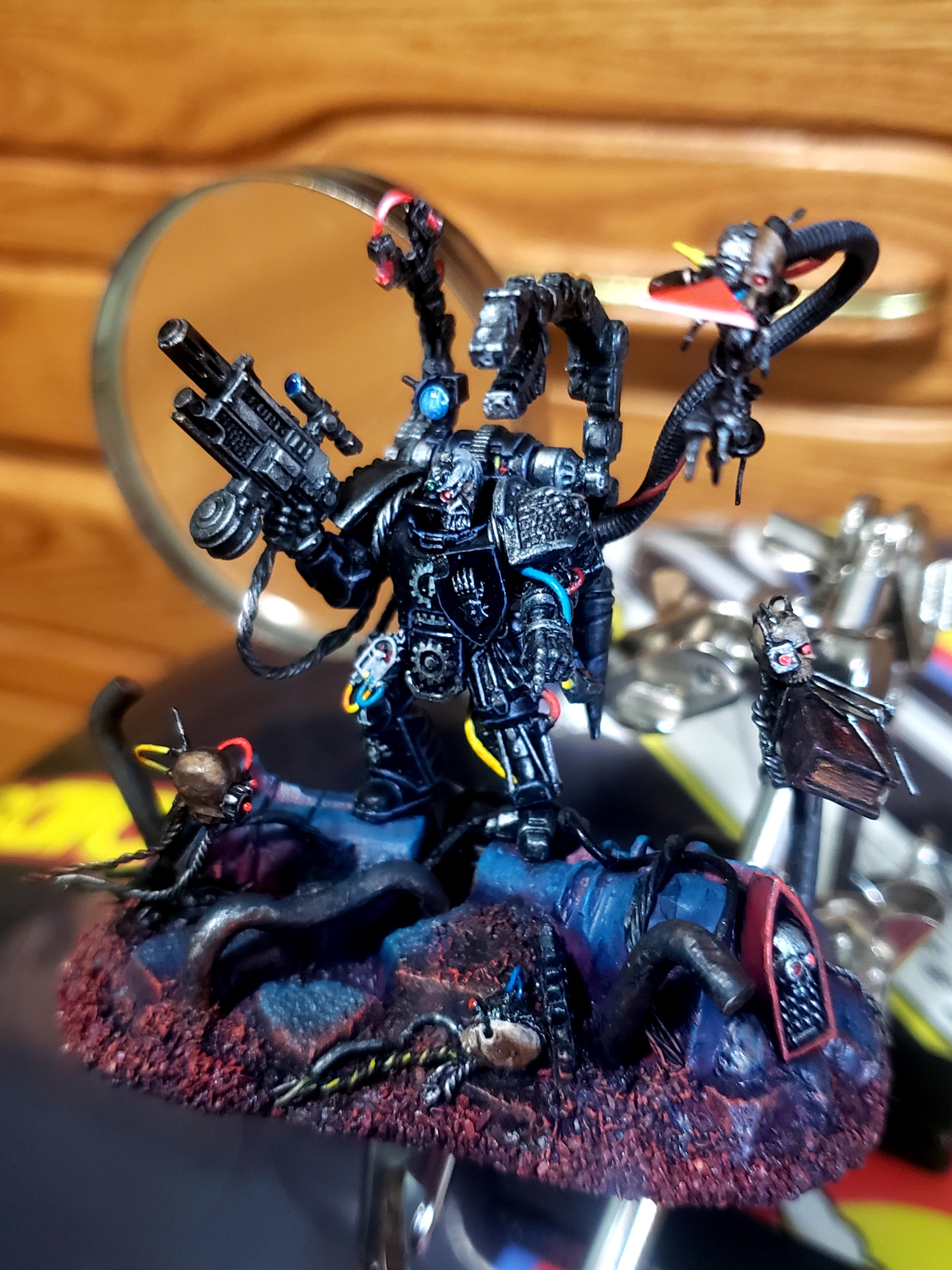 Conversion, Iron Father, Iron Hands, Kitbash, Space Marines, Warhammer 40,000, Work In Progress