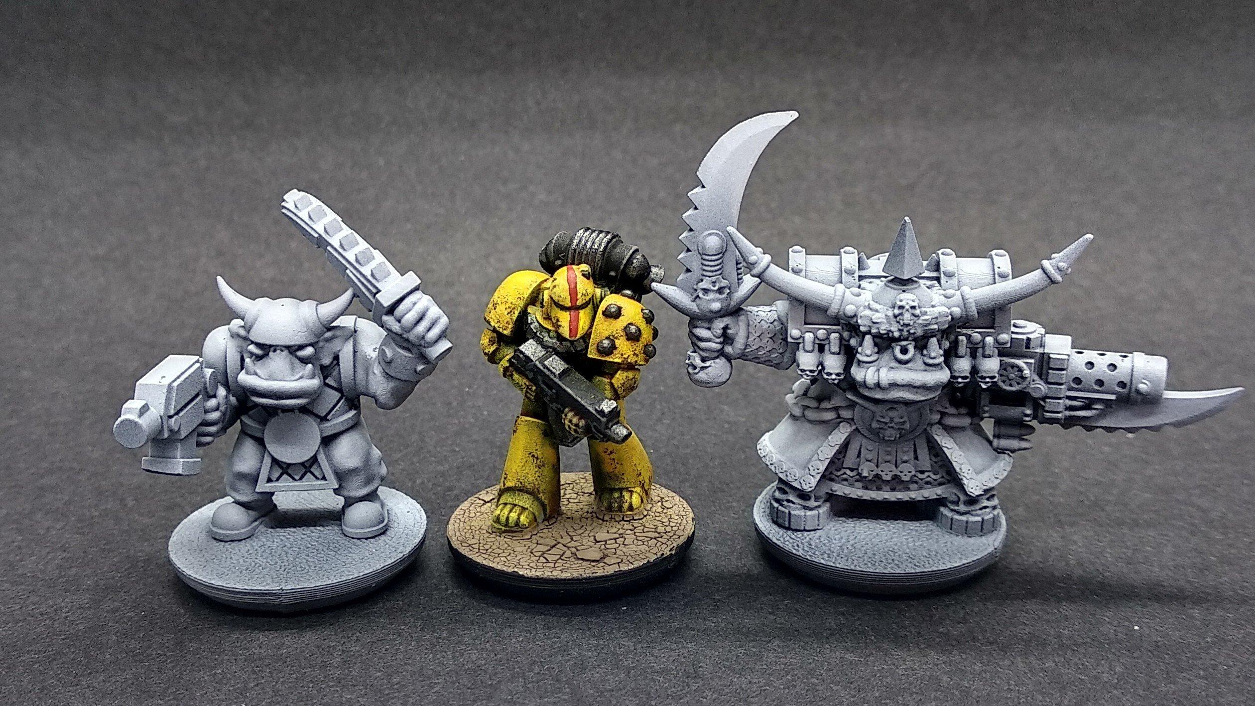 3d Print, Orks, Remix, Rogue Trader