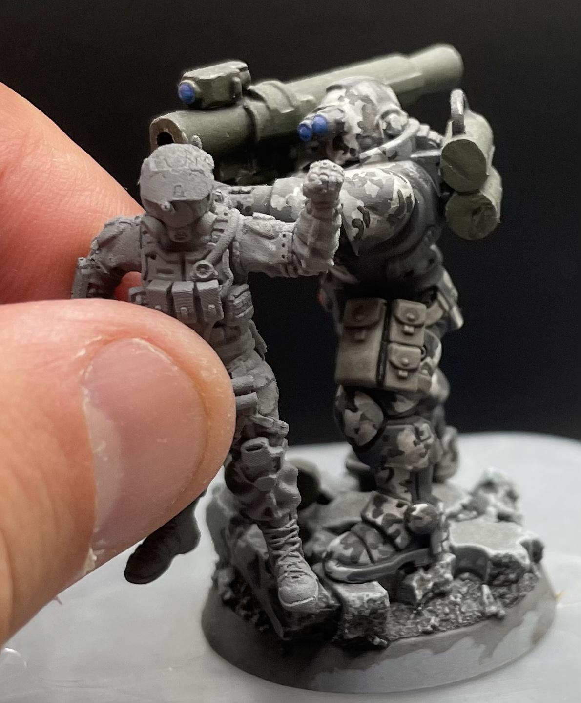 3d Print, Albino Crow, Print Minis, Stargrave