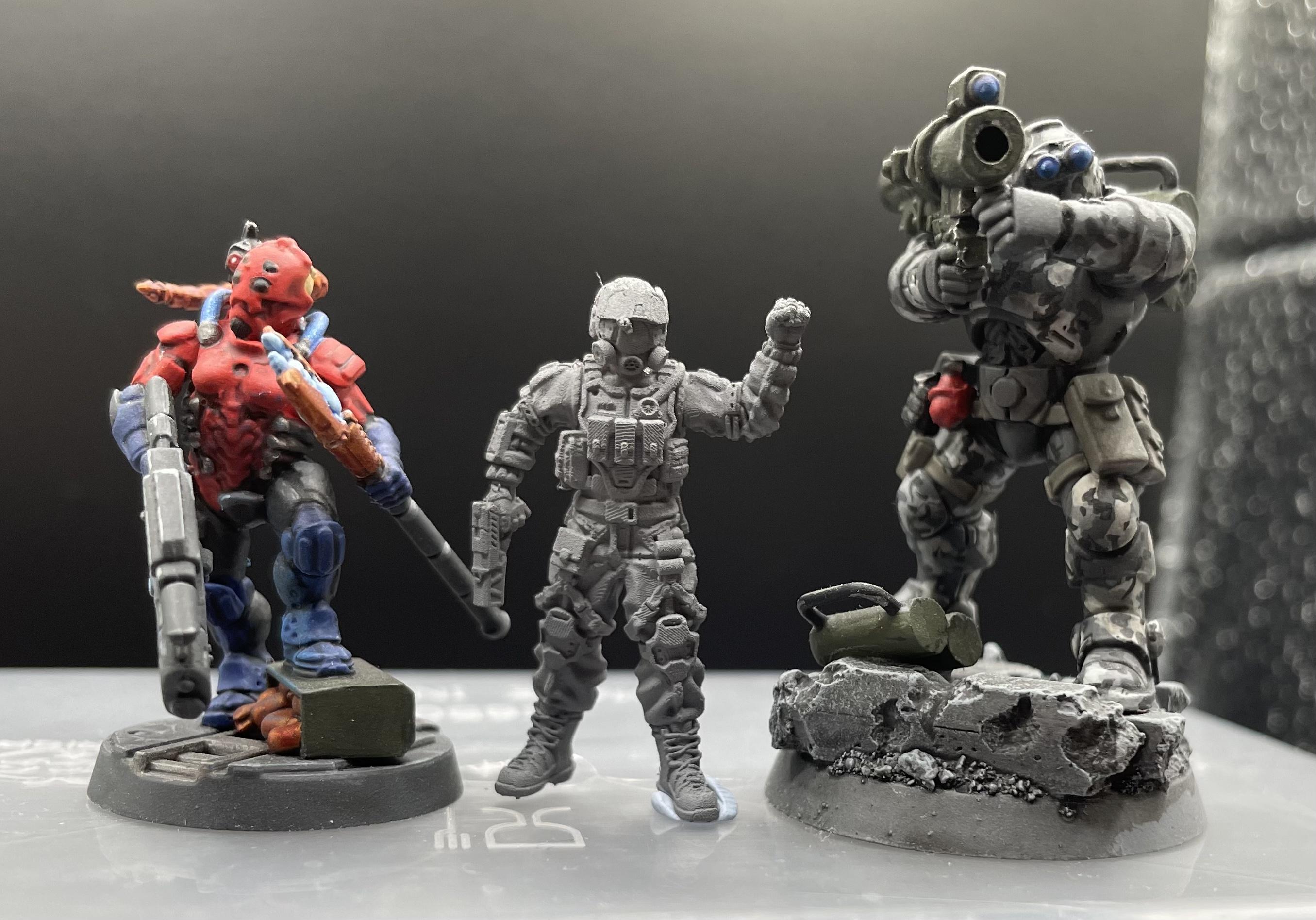 3d Print, Albino Crow, Print Minis, Stargrave