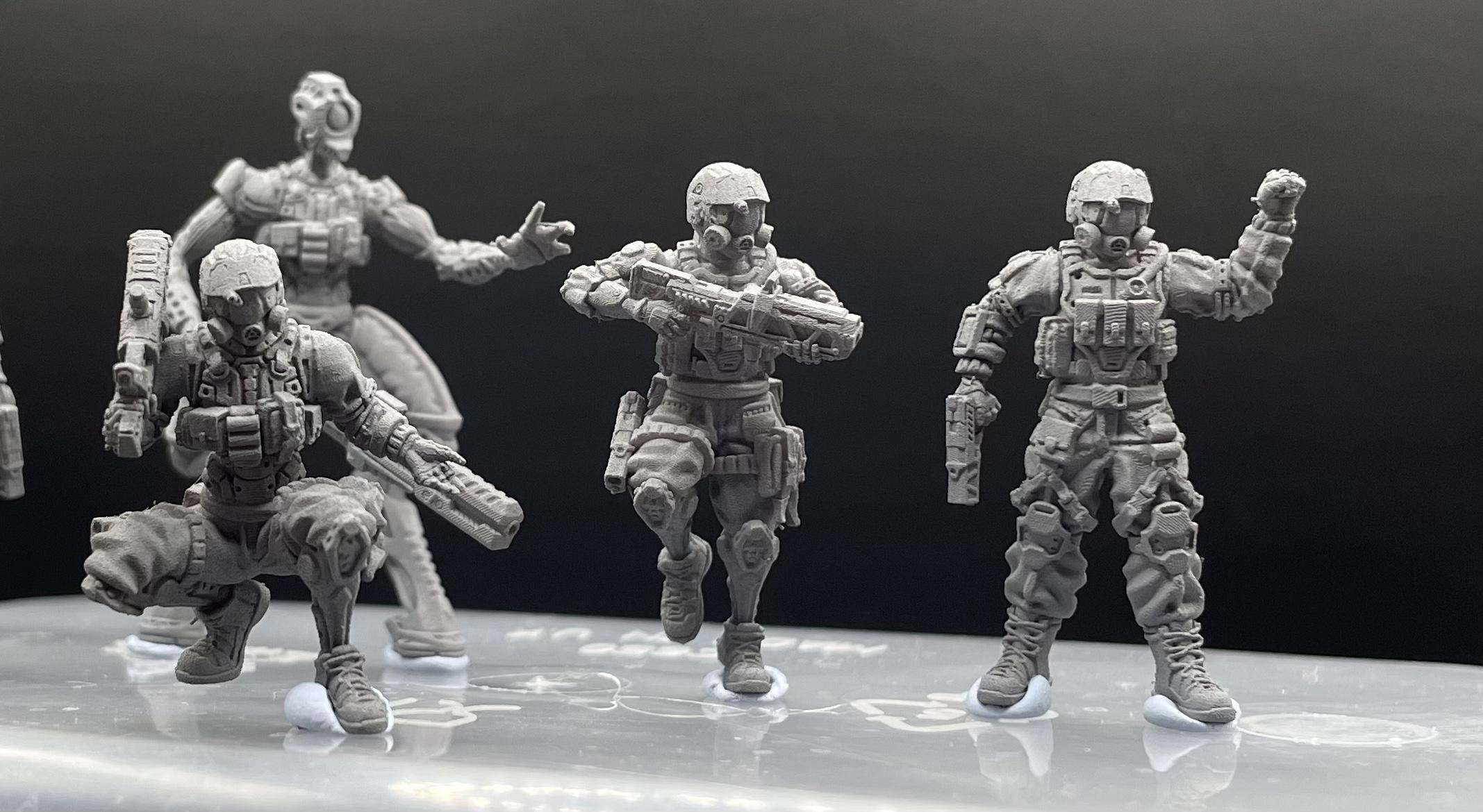 3d Print, Albino Crow, Print Minis, Stargrave