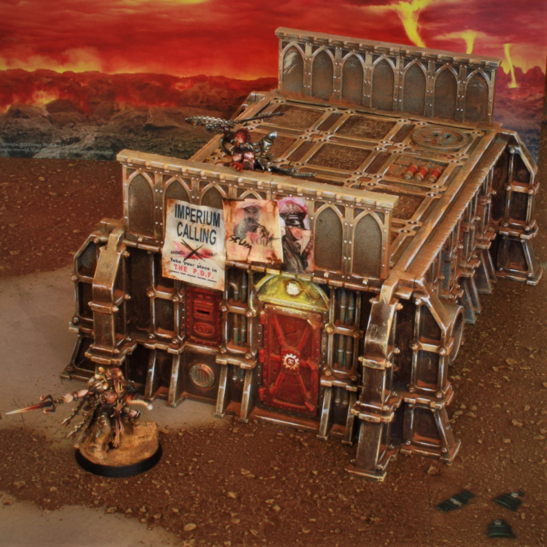 Bunker, Fronteris, Terrain, Warhammer 40,000