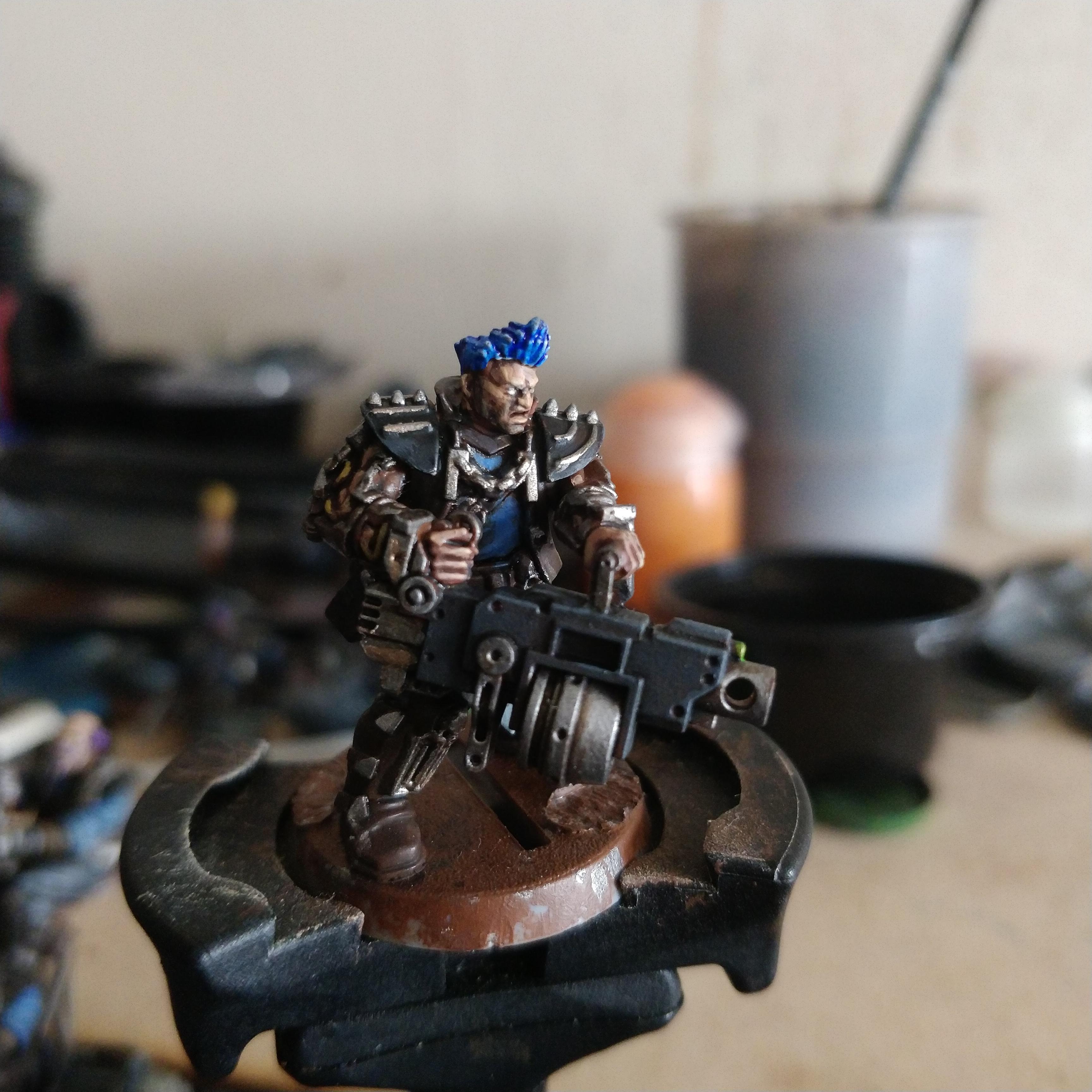Ganger, Heavy Bolter, N17, Necromunda, Orlock, Underhive