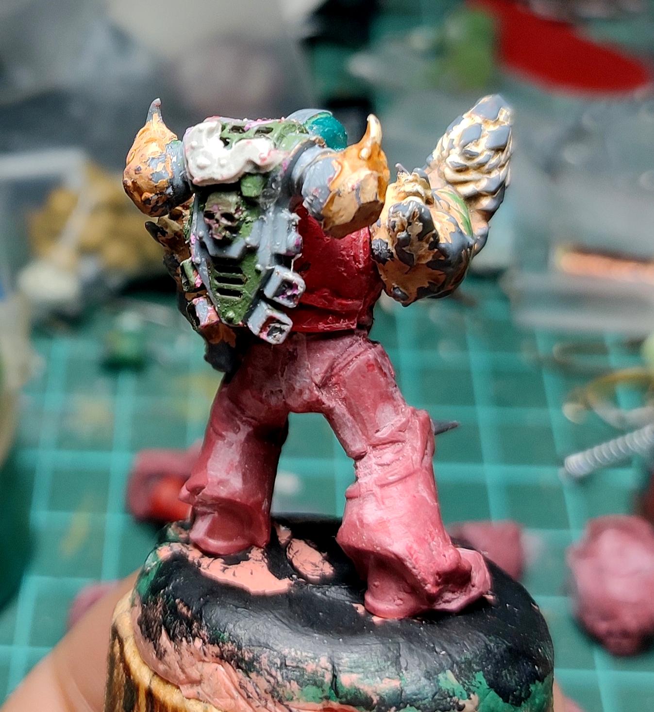Casting, Chaos, Chaos Space Marines, Claw, Conversion, Forsaken, Heresy, Heretic Astartes, Infantry, Kitbash, Possessed, Putty, Rebuild, Traitor Legions, Warhammer 40,000, Work In Progress