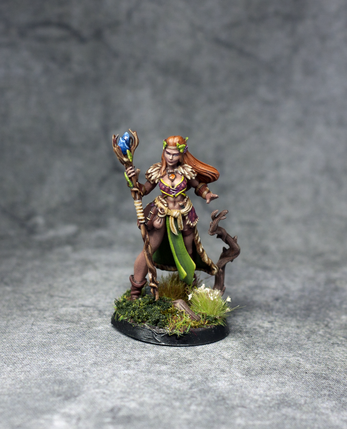 Druid, Dungeons And Dragons, Female, Forest, Galaad Miniatures, Girl, Warhammer Fantasy