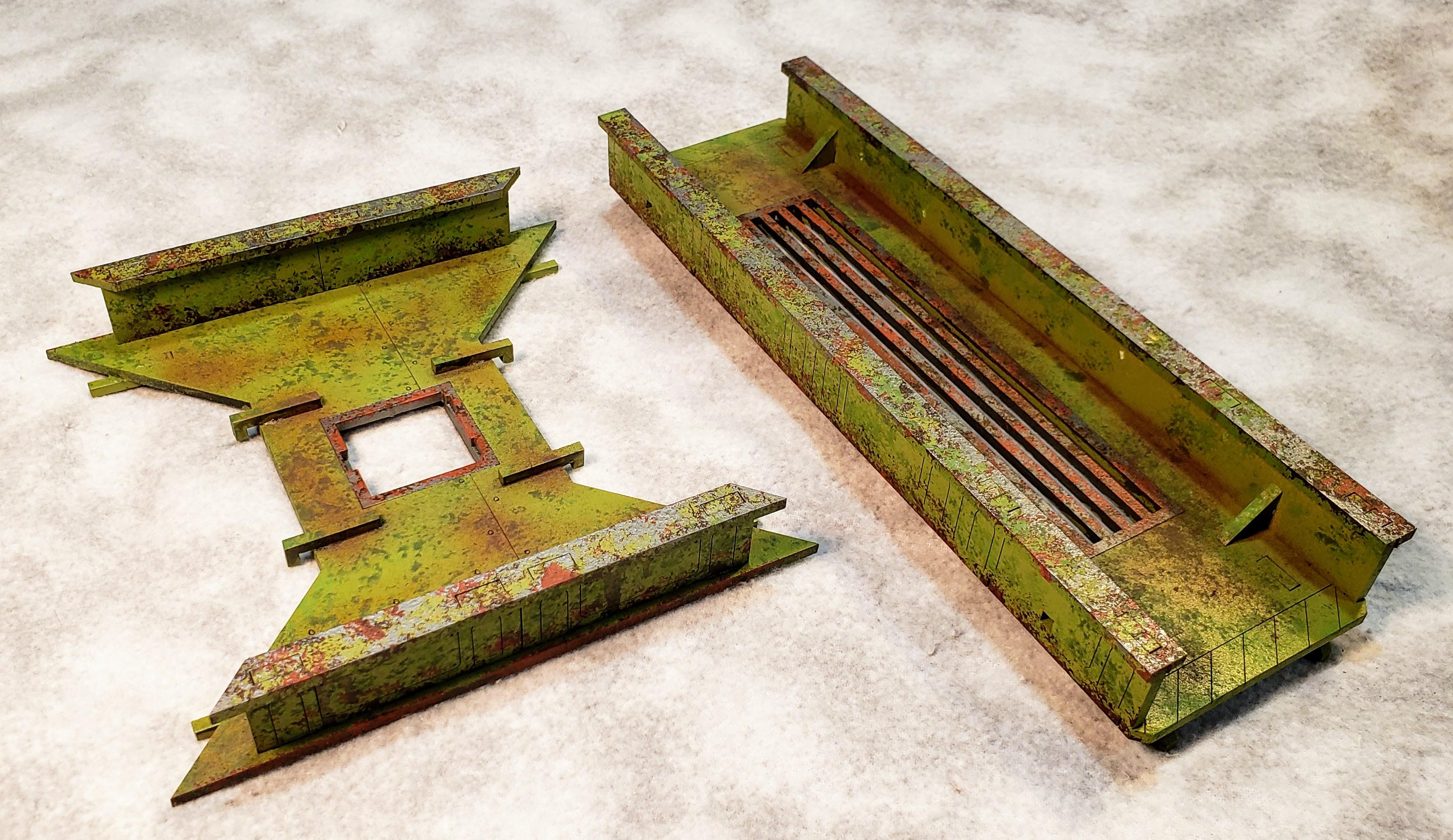 MDF bridge and catwalk