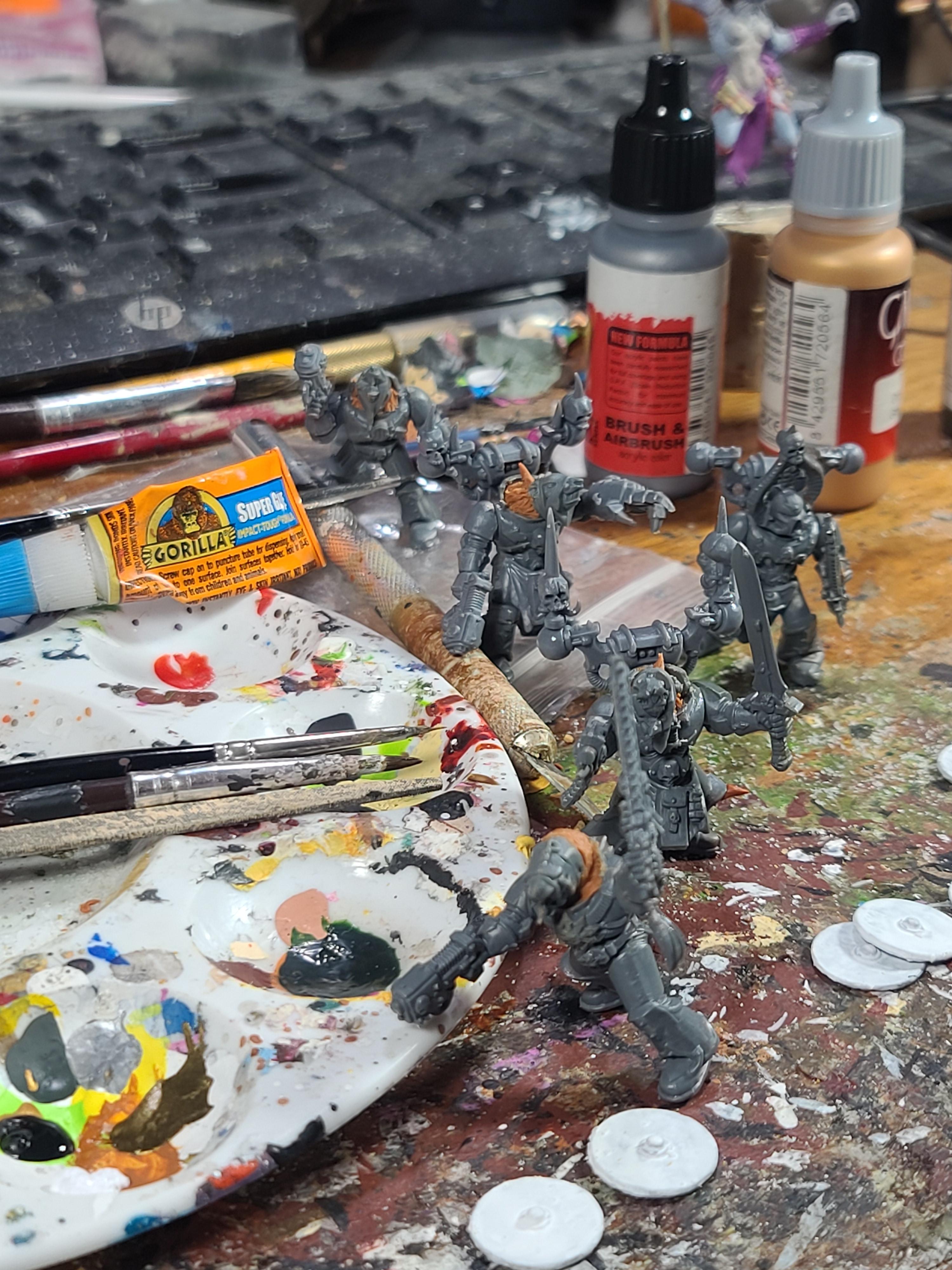 Chaos Space Marines, Games Workshop, Kitbash, Rats