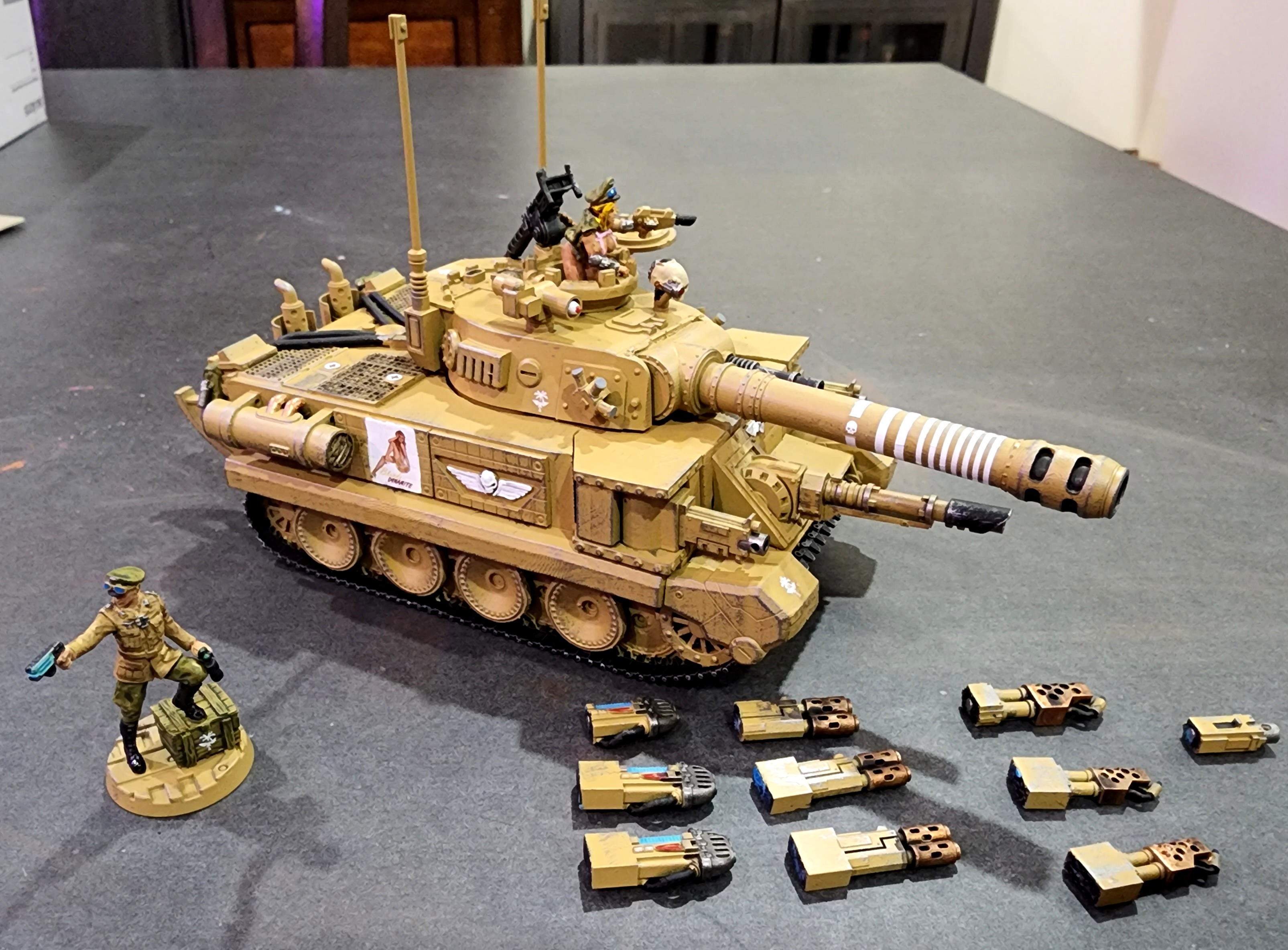 Afrika Korps, Dak, Imperial Guard, Leman Russ, Proxy, Warhammer 40,000