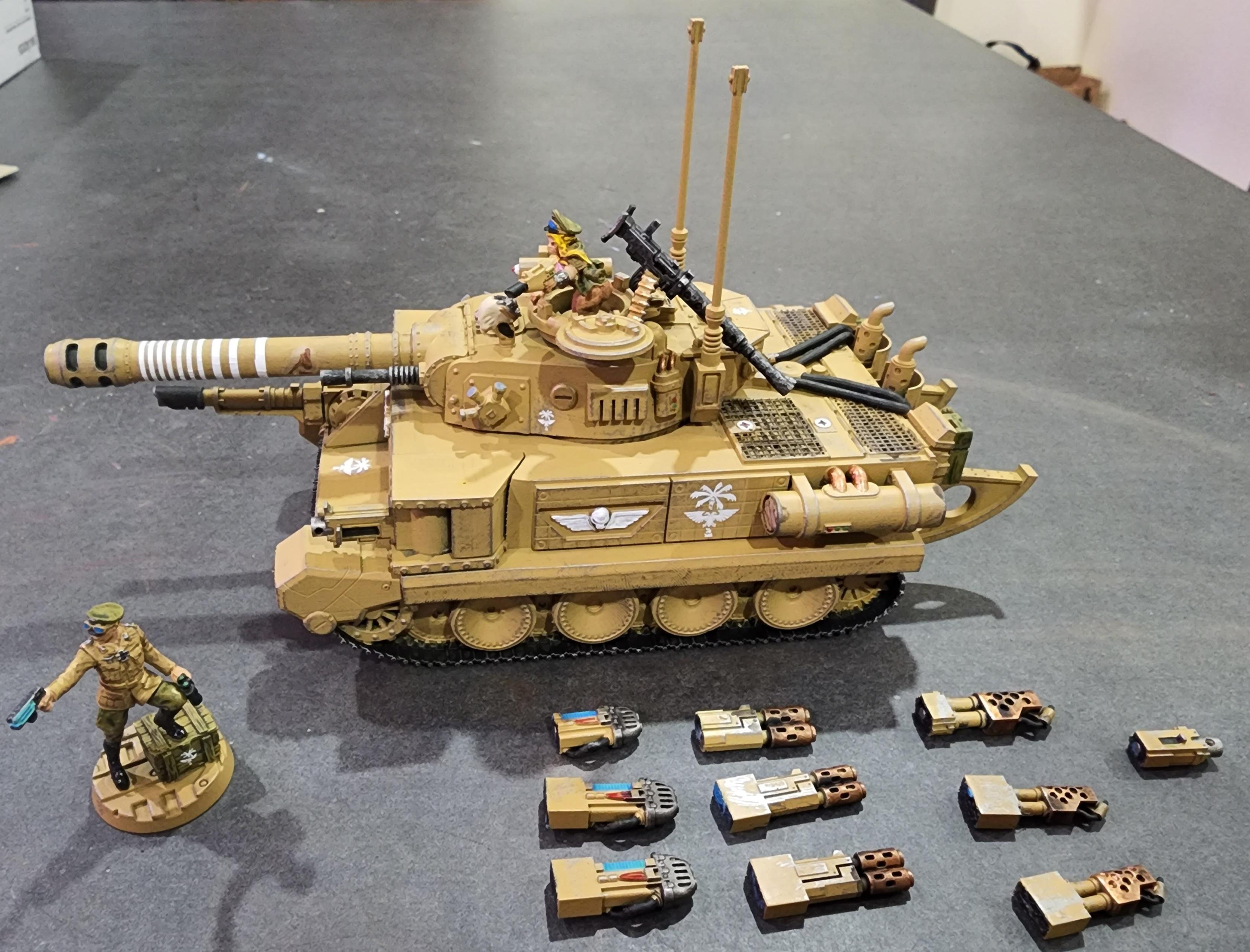 Afrika Korps, Dak, Imperial Guard, Leman Russ, Proxy, Warhammer 40,000