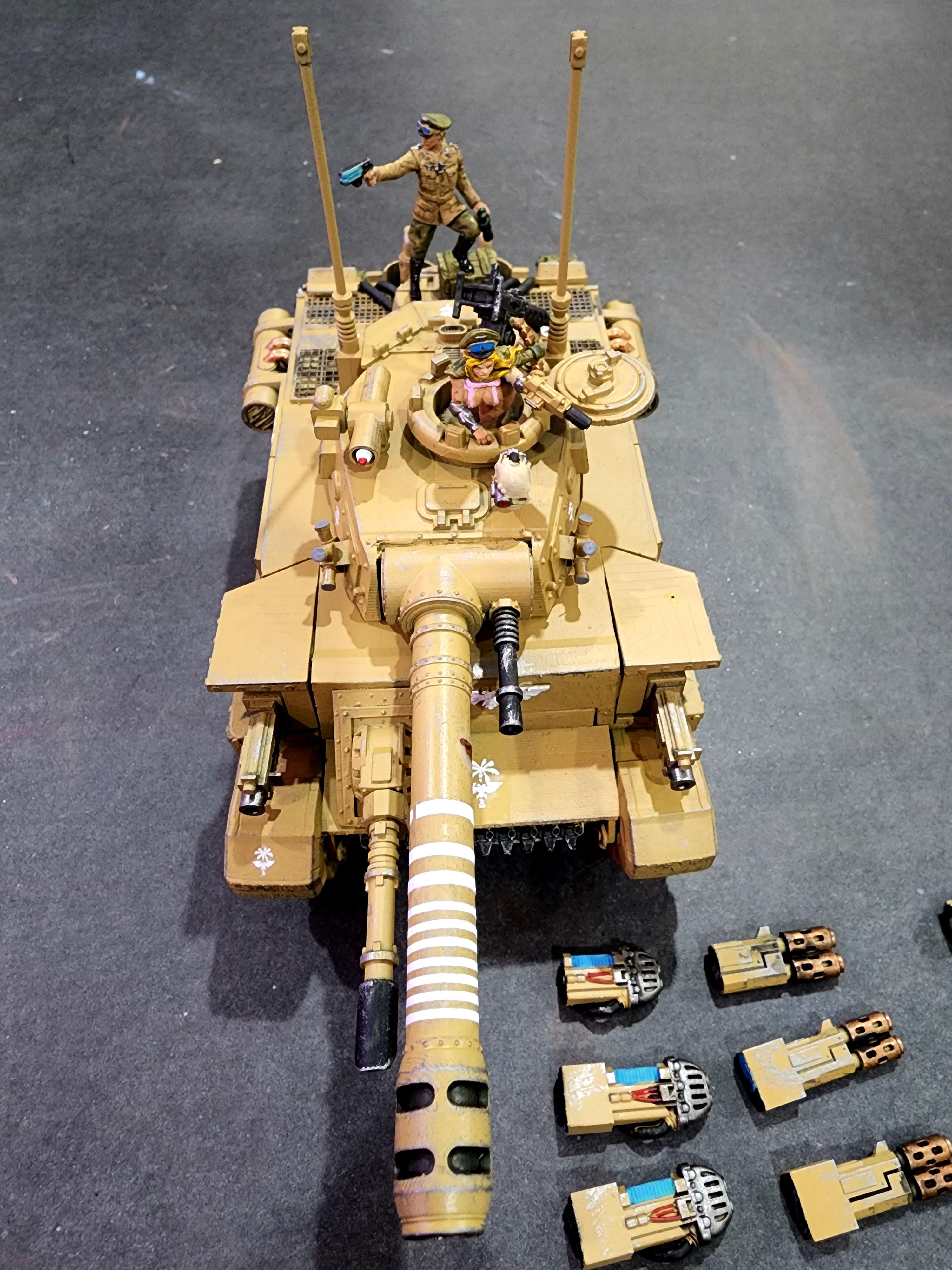 Afrika Korps, Dak, Imperial Guard, Leman Russ, Proxy, Warhammer 40,000