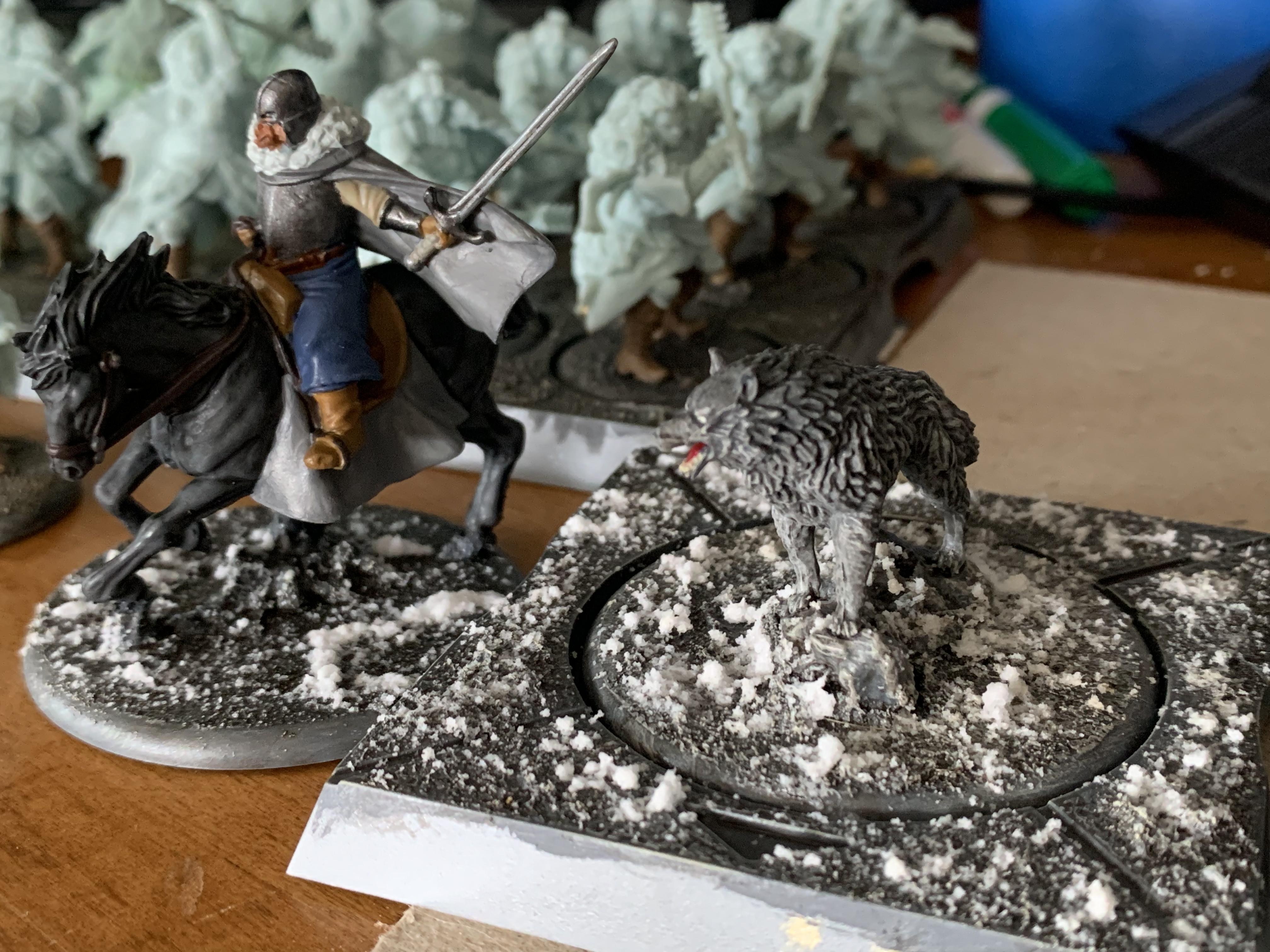 Winterfell Guardian and Grey Wind