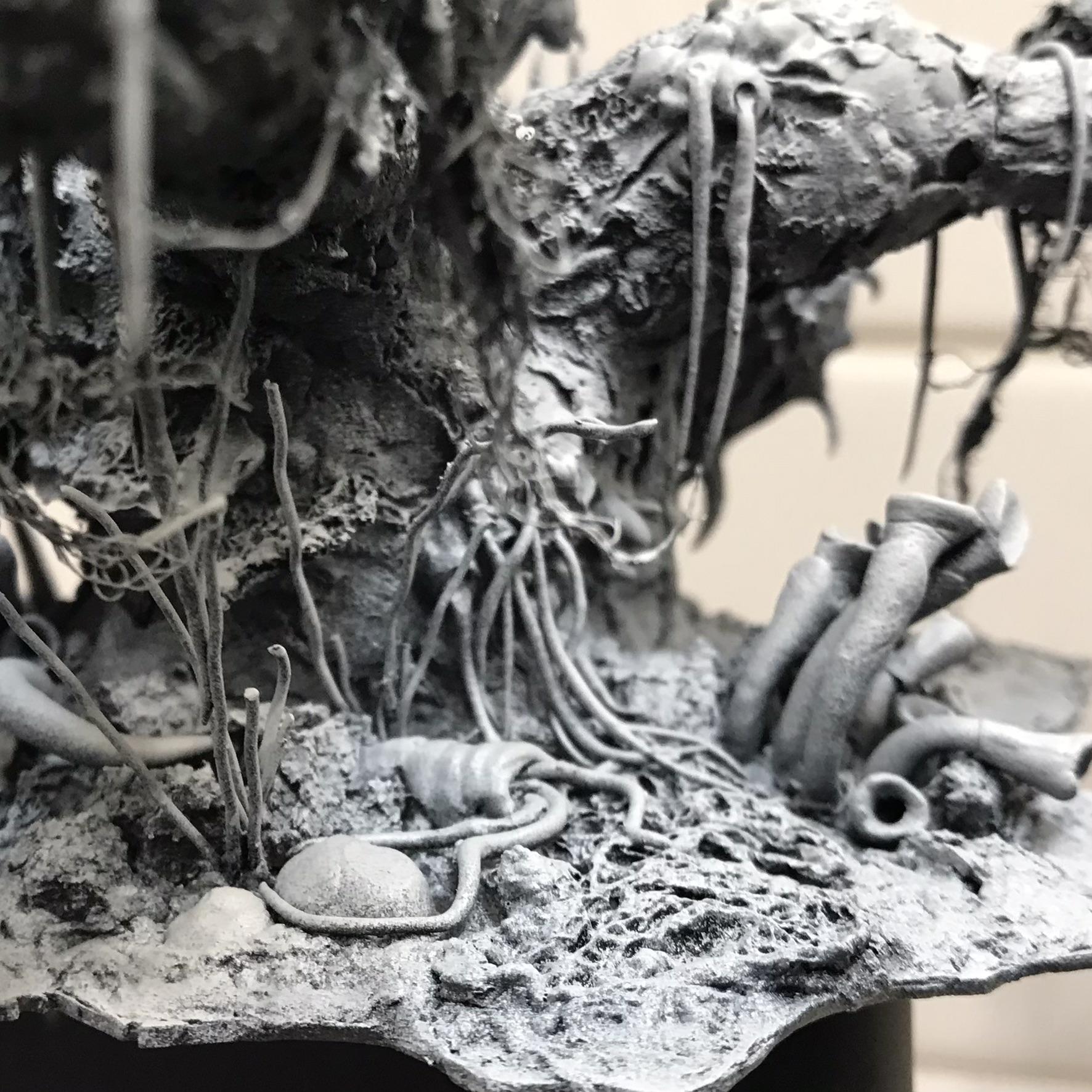 Feculent Gnarlmaw, Greenstuff, Milliput, Scratch Build, Work In Progress