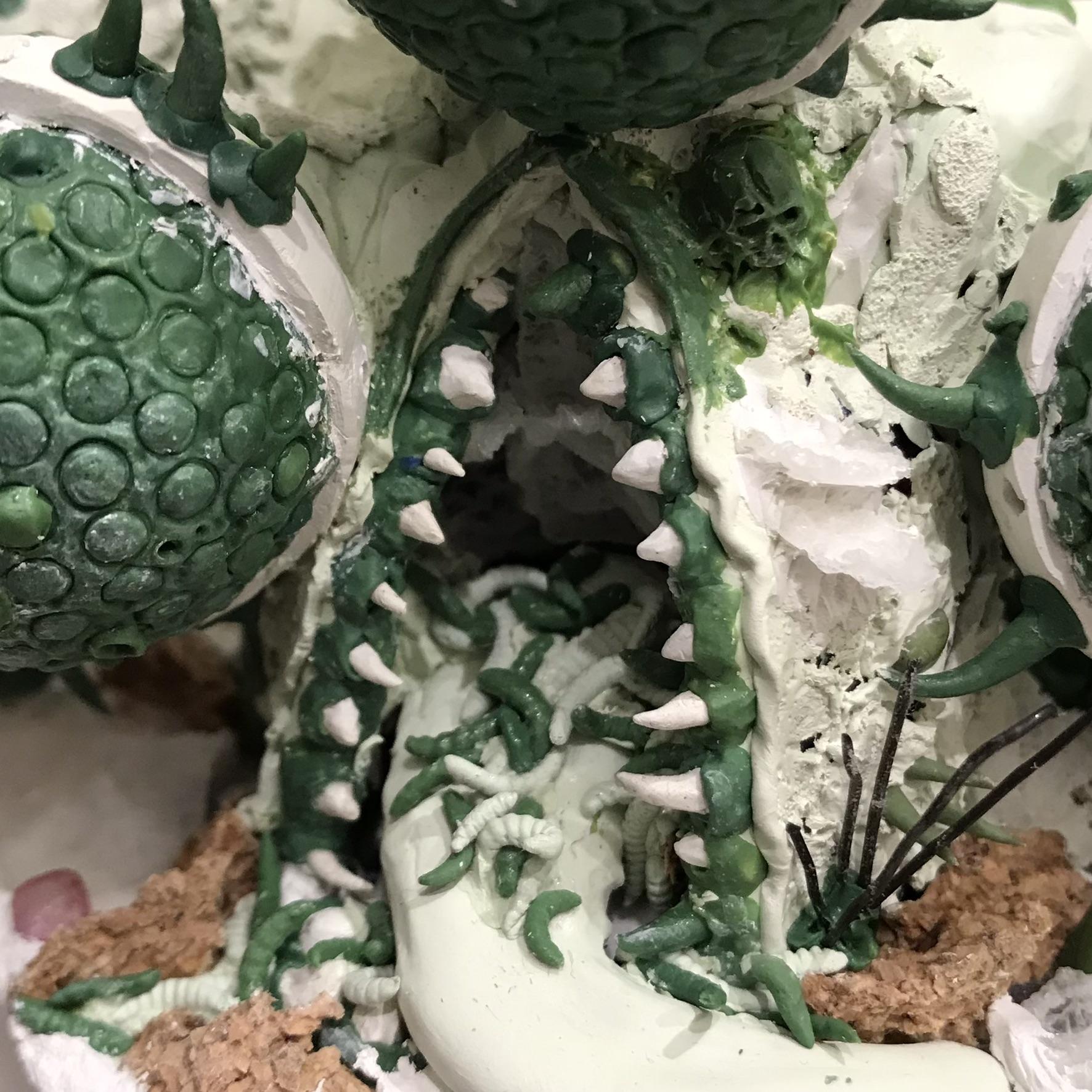 Feculent Gnarlmaw, Greenstuff, Milliput, Scratch Build, Work In Progress