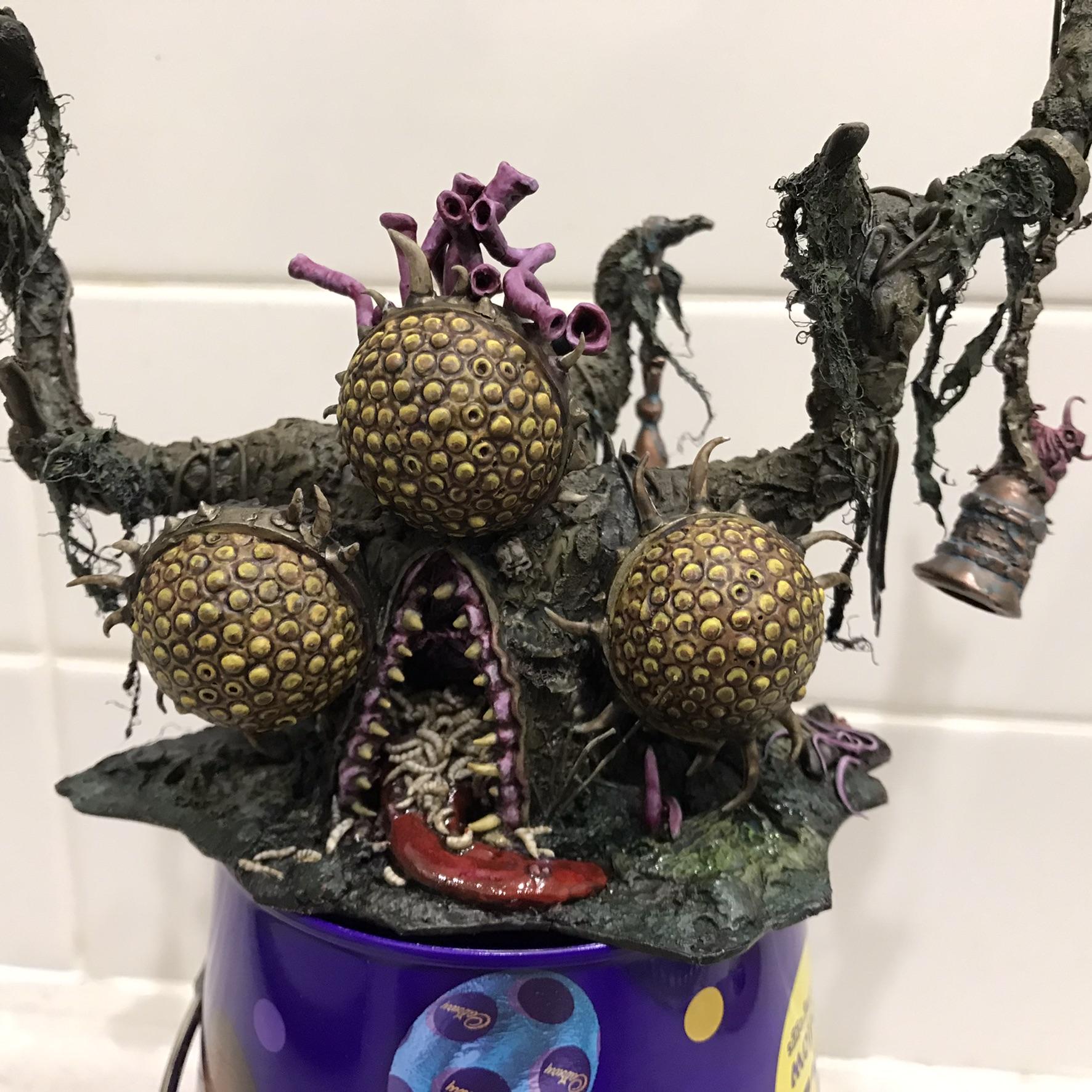 Feculent Gnarlmaw, Greenstuff, Milliput, Scratch Build, Work In Progress