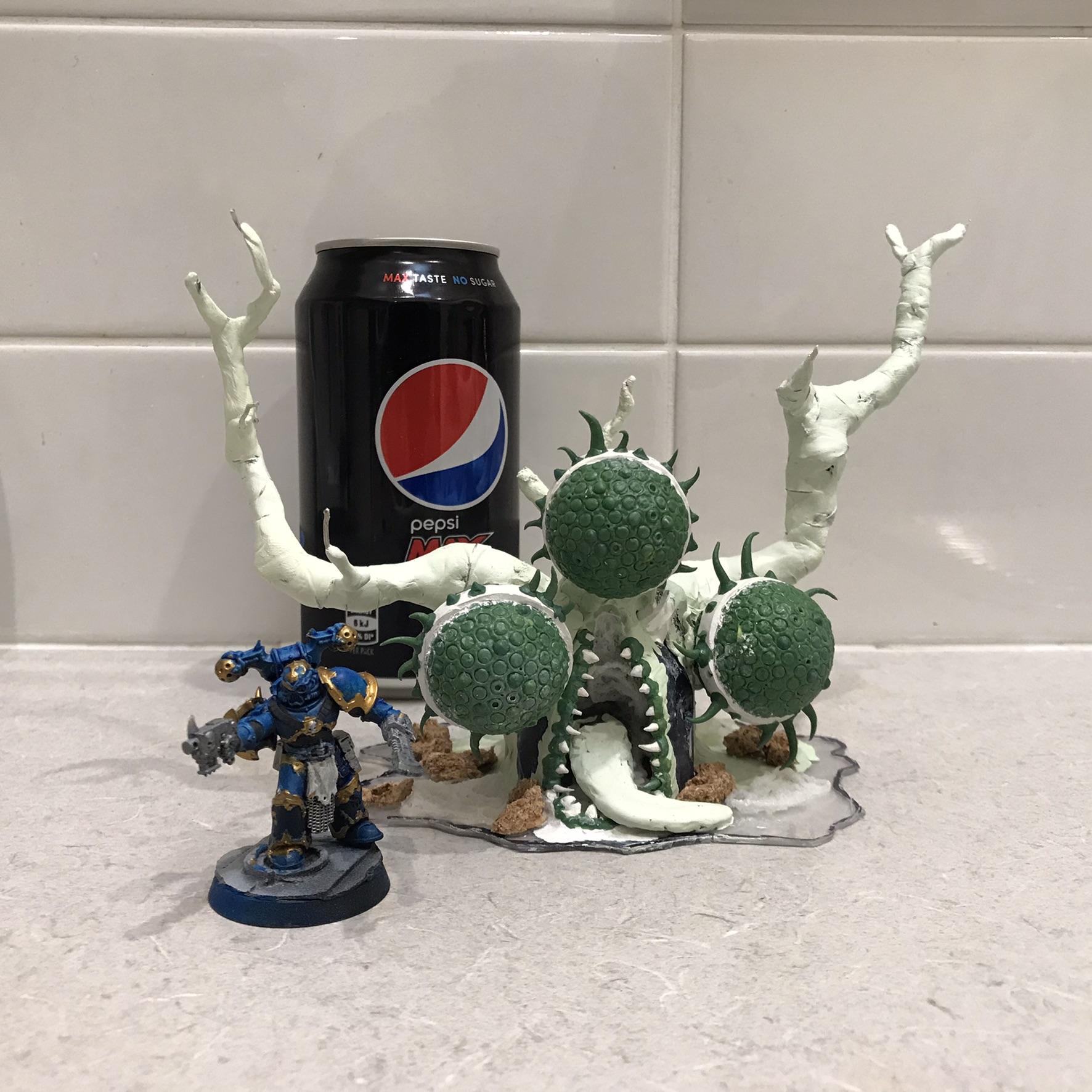 Feculent Gnarlmaw, Greenstuff, Milliput, Scratch Build, Work In Progress