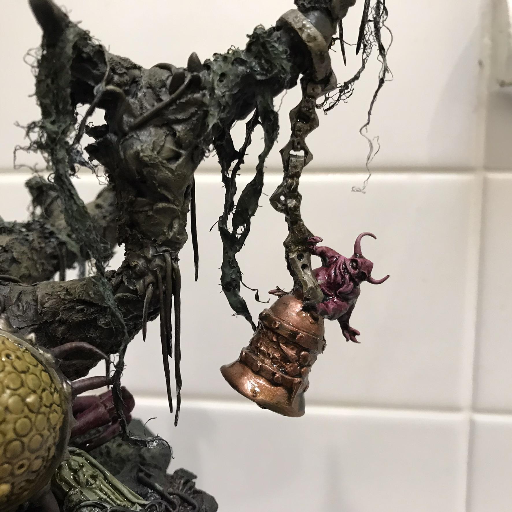 Feculent Gnarlmaw, Greenstuff, Milliput, Scratch Build, Work In Progress