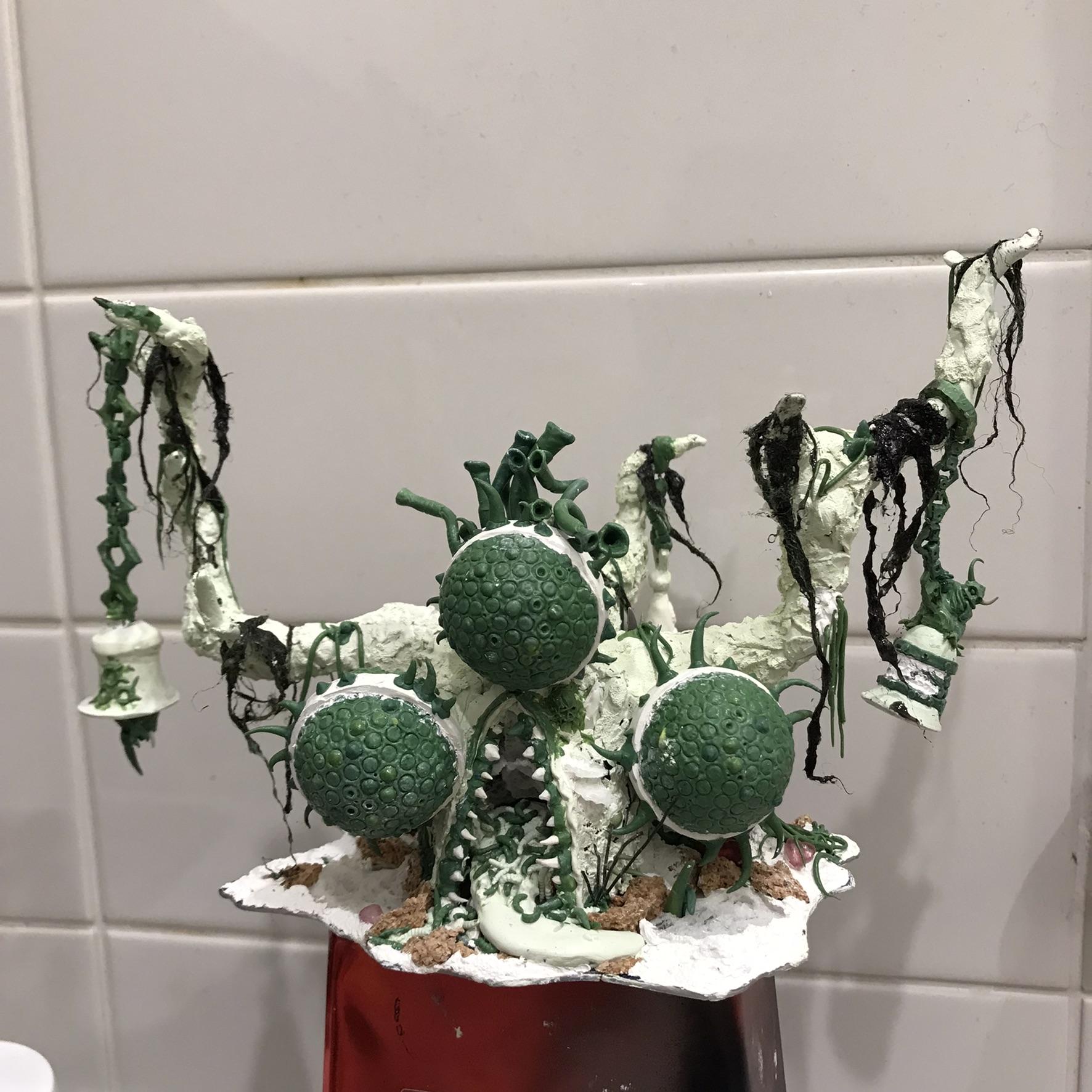Feculent Gnarlmaw, Greenstuff, Milliput, Scratch Build, Work In Progress