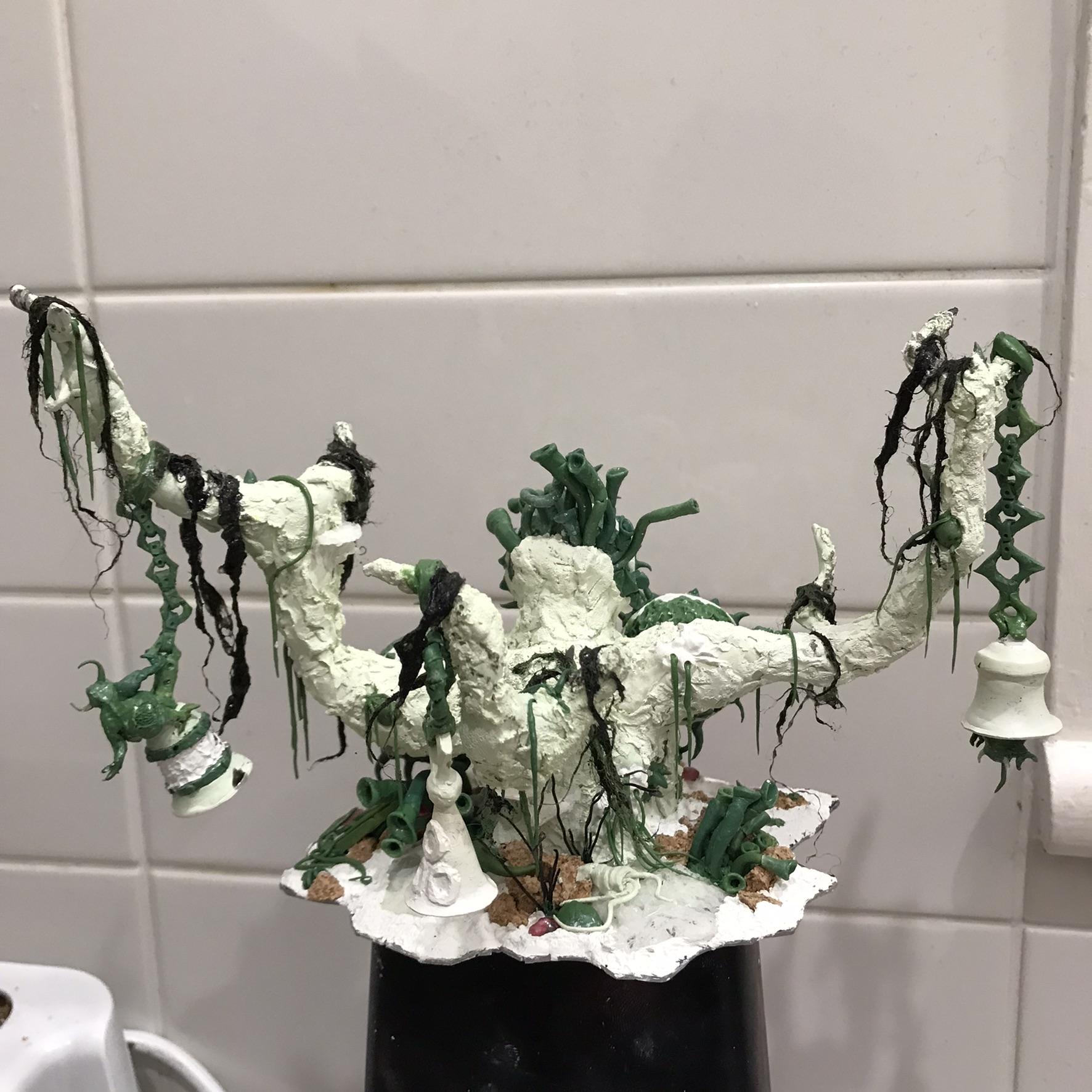 Feculent Gnarlmaw, Greenstuff, Milliput, Scratch Build, Sculpting, Work In Progress