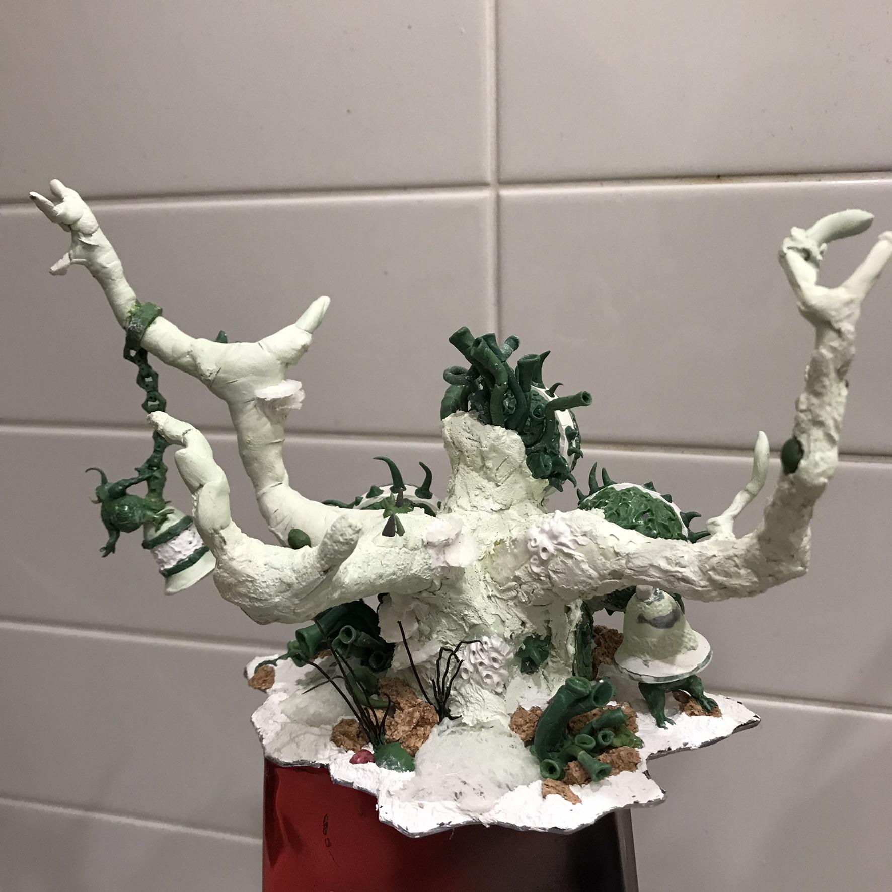 Feculent Gnarlmaw, Greenstuff, Milliput, Scratch Build, Work In Progress
