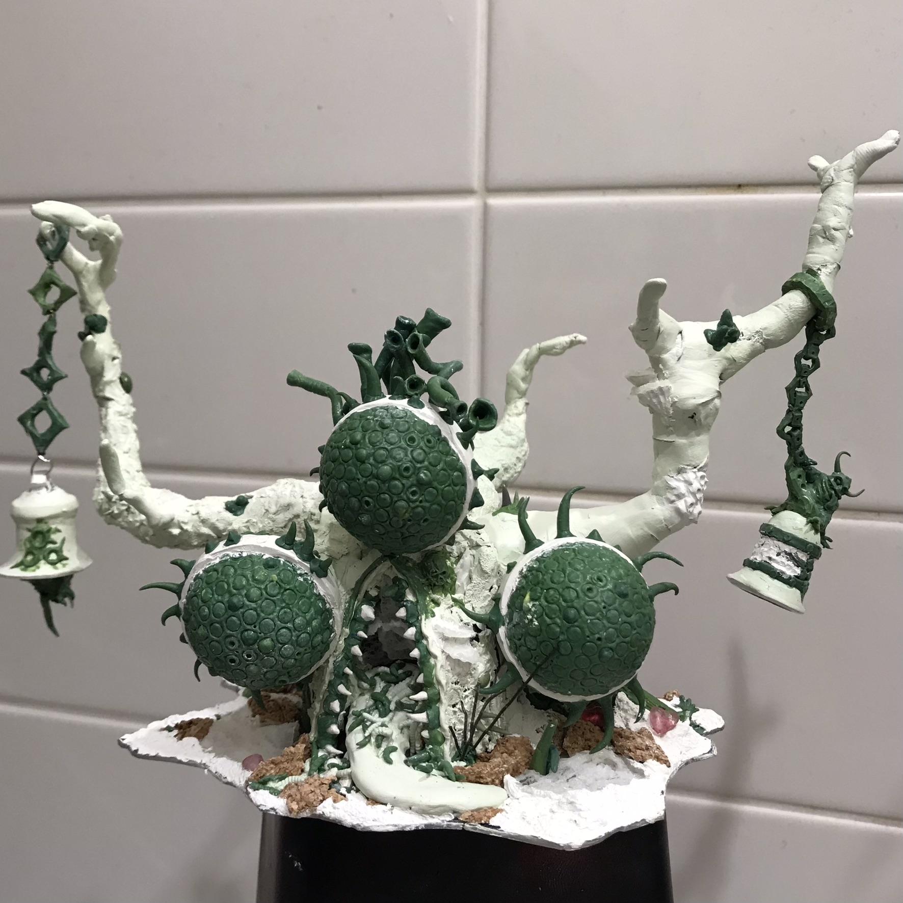 Feculent Gnarlmaw, Greenstuff, Milliput, Scratch Build, Work In Progress