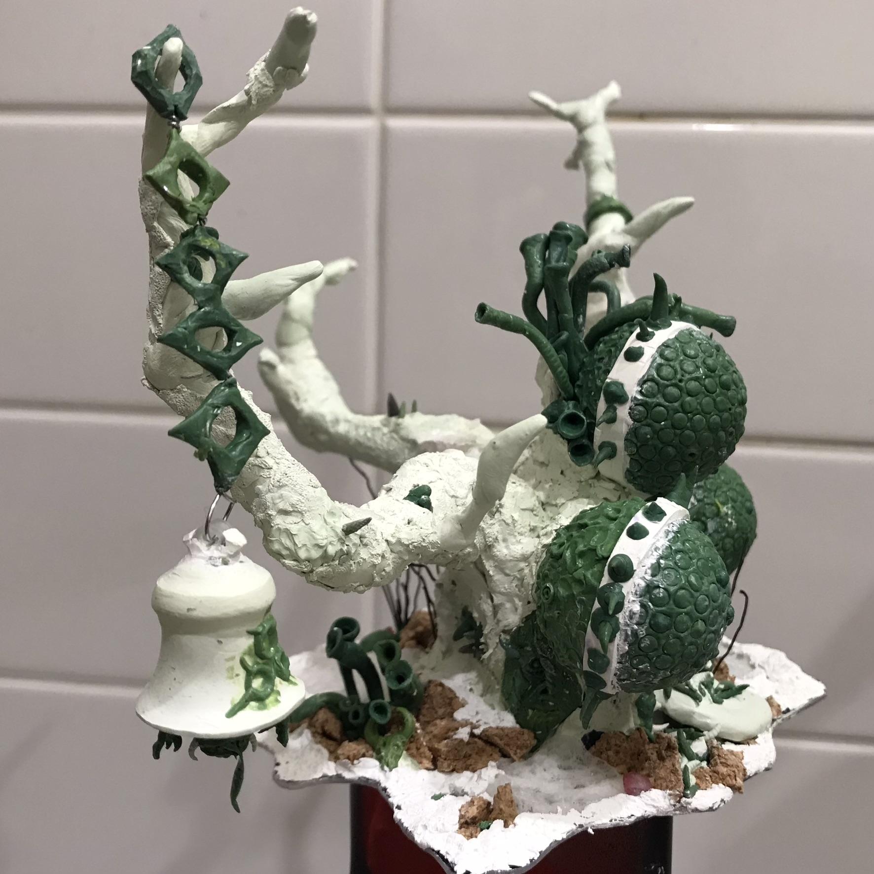 Feculent Gnarlmaw, Greenstuff, Milliput, Scratch Build, Work In Progress