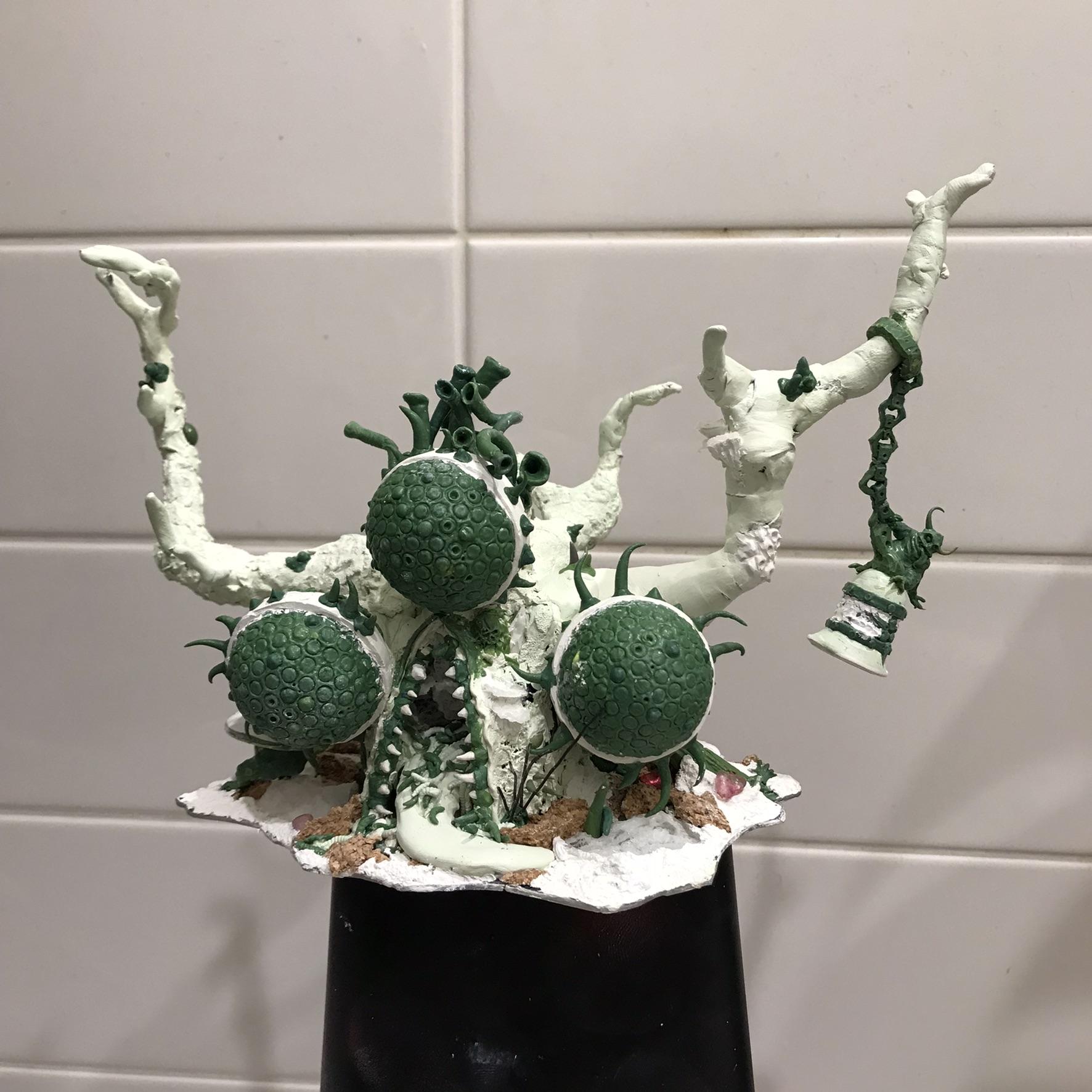 Feculent Gnarlmaw, Greenstuff, Milliput, Scratch Build, Work In Progress