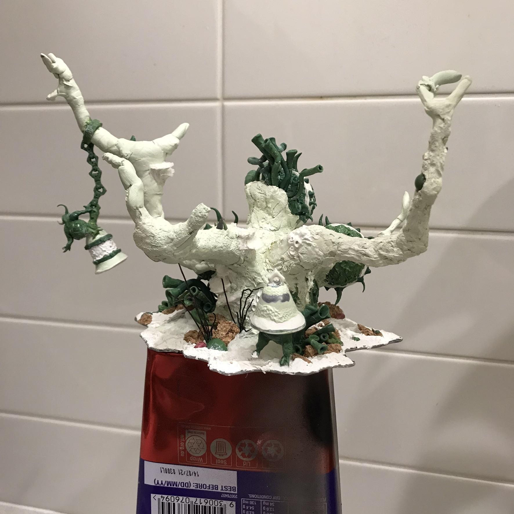 Feculent Gnarlmaw, Greenstuff, Milliput, Scratch Build, Work In Progress