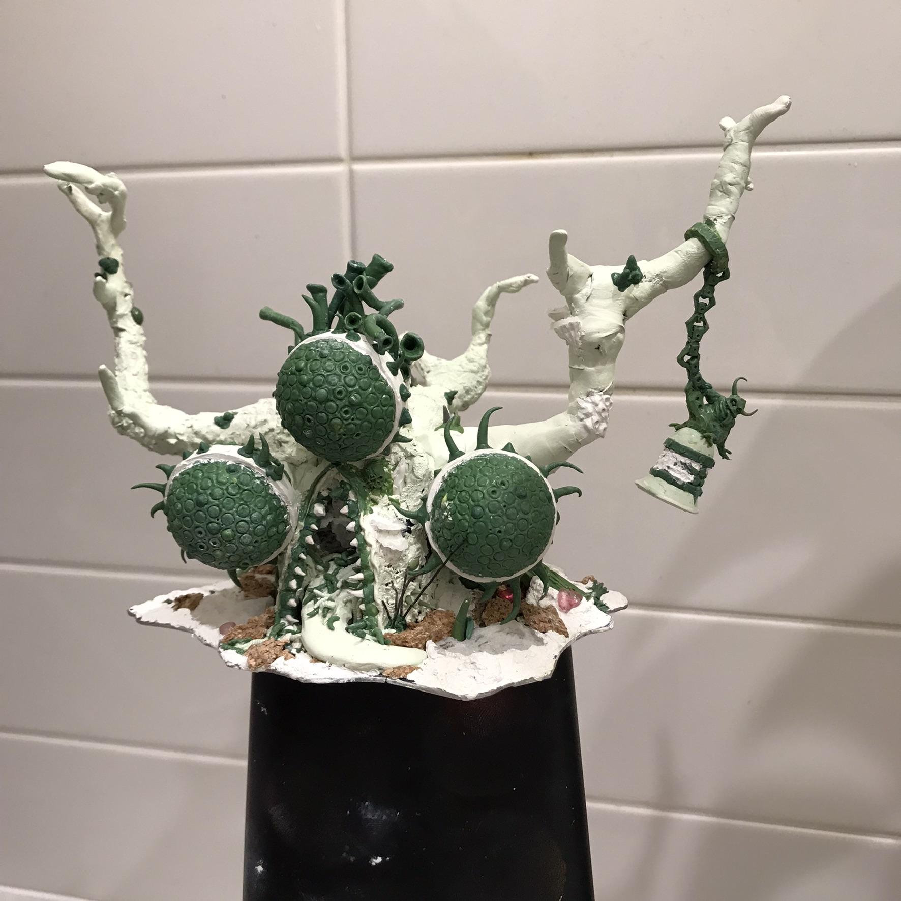 Feculent Gnarlmaw, Greenstuff, Milliput, Scratch Build, Work In Progress